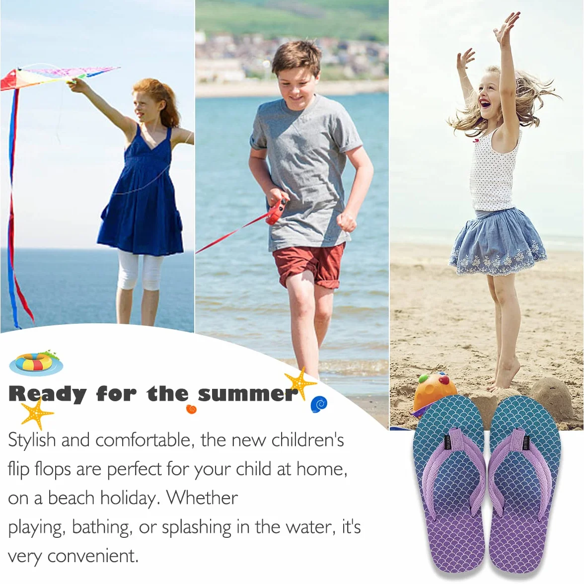Zapatos De Natación para Niños Antideslizante Secado Rápido Descalzo Aqua Calcetines Piscina Surf