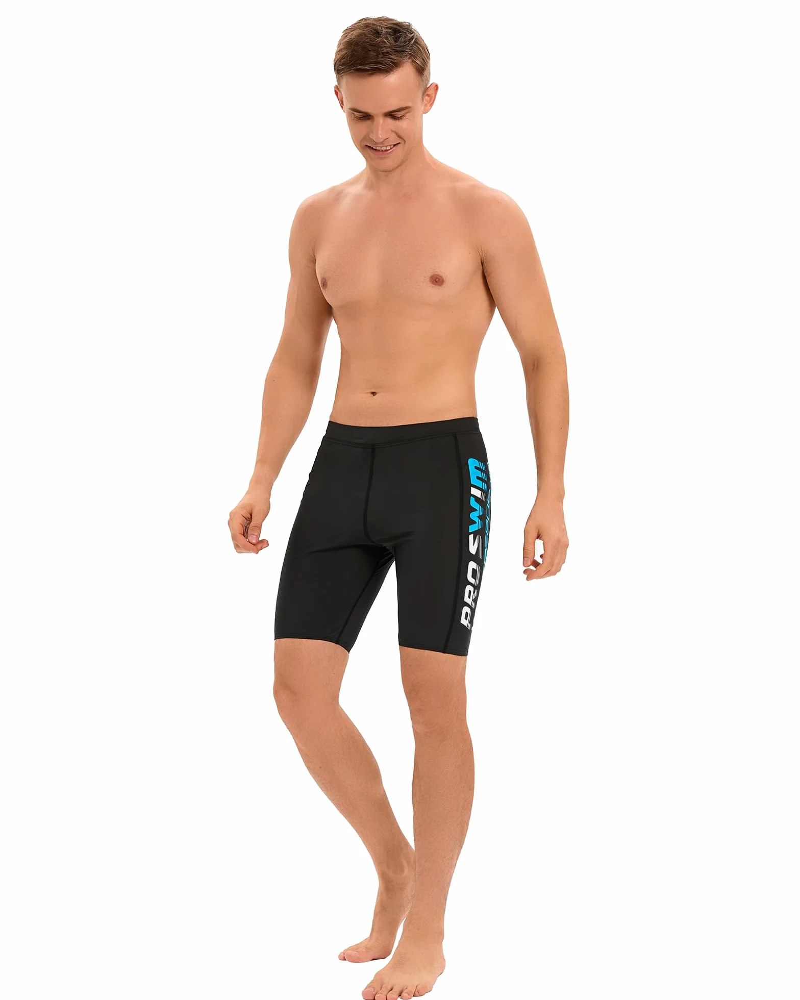 Veranobreeze Traje de baño para Hombre Jammer Natación Competición Endurance Long Racing Training