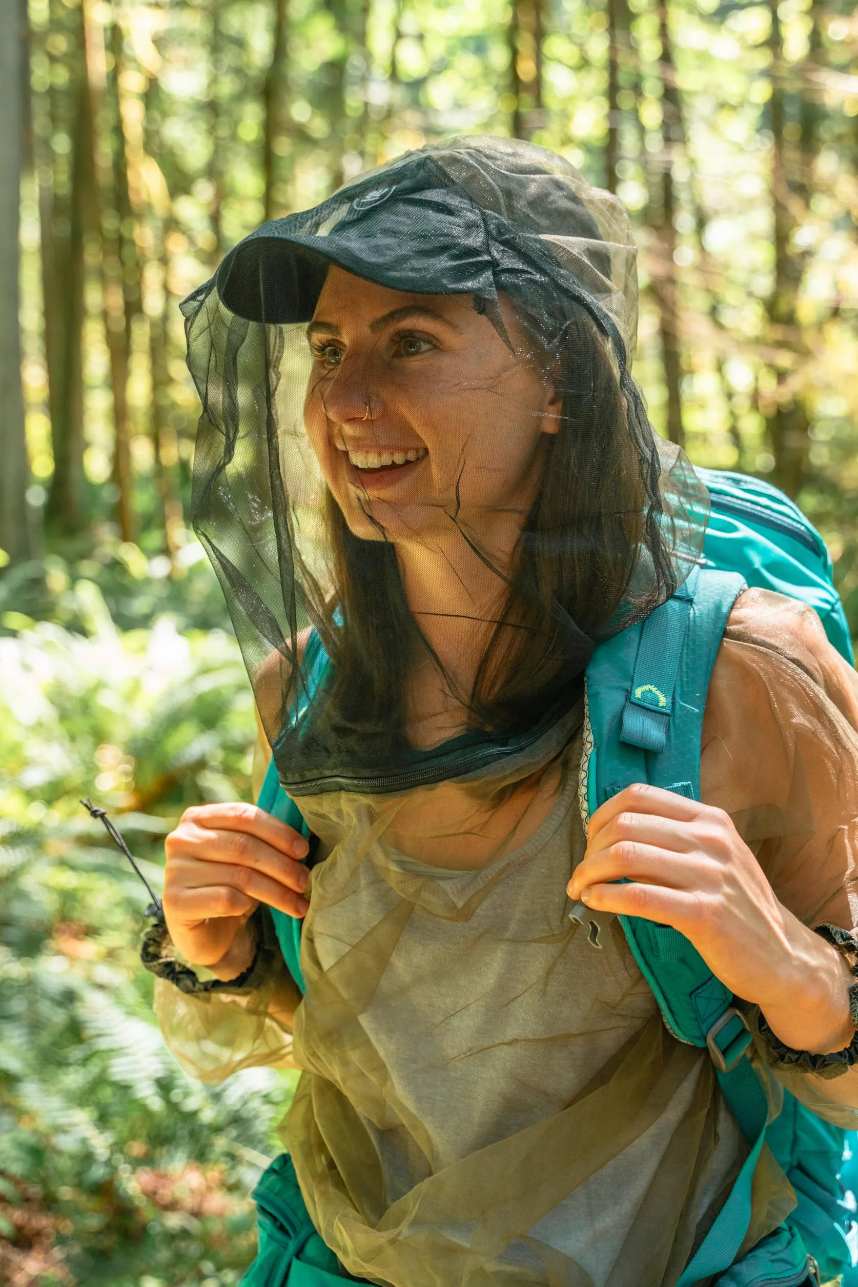Coghlan's Chaqueta antiinsectos, protección contra mosquitos, malla ultrafina, transpirable, ligera, ajuste ajustable, para camping, senderismo, pesca