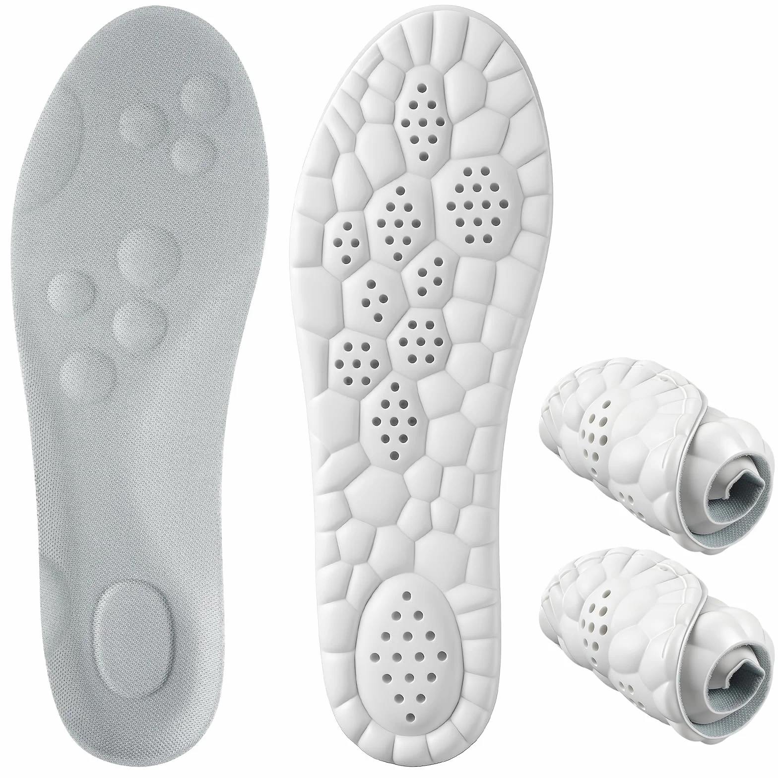 Plantillas Memory Foam Soporte Arco Absorción Impacto Transpirables Deporte Trabajo Uso Diario 43-44