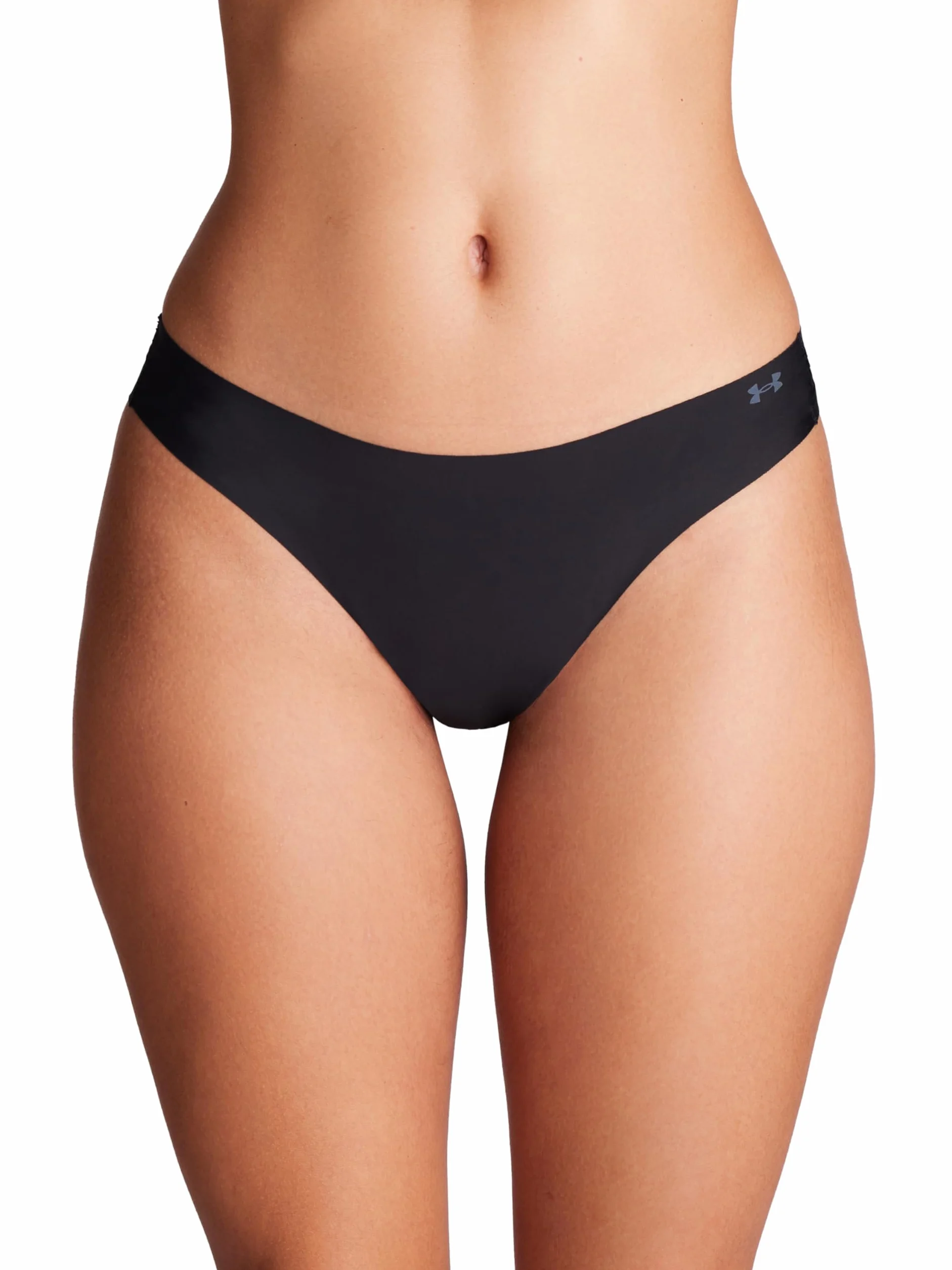 Under Armour Pack de 3 Tangas Invisibles Pure Stretch para Mujer – Sin Costuras, Ultraligero