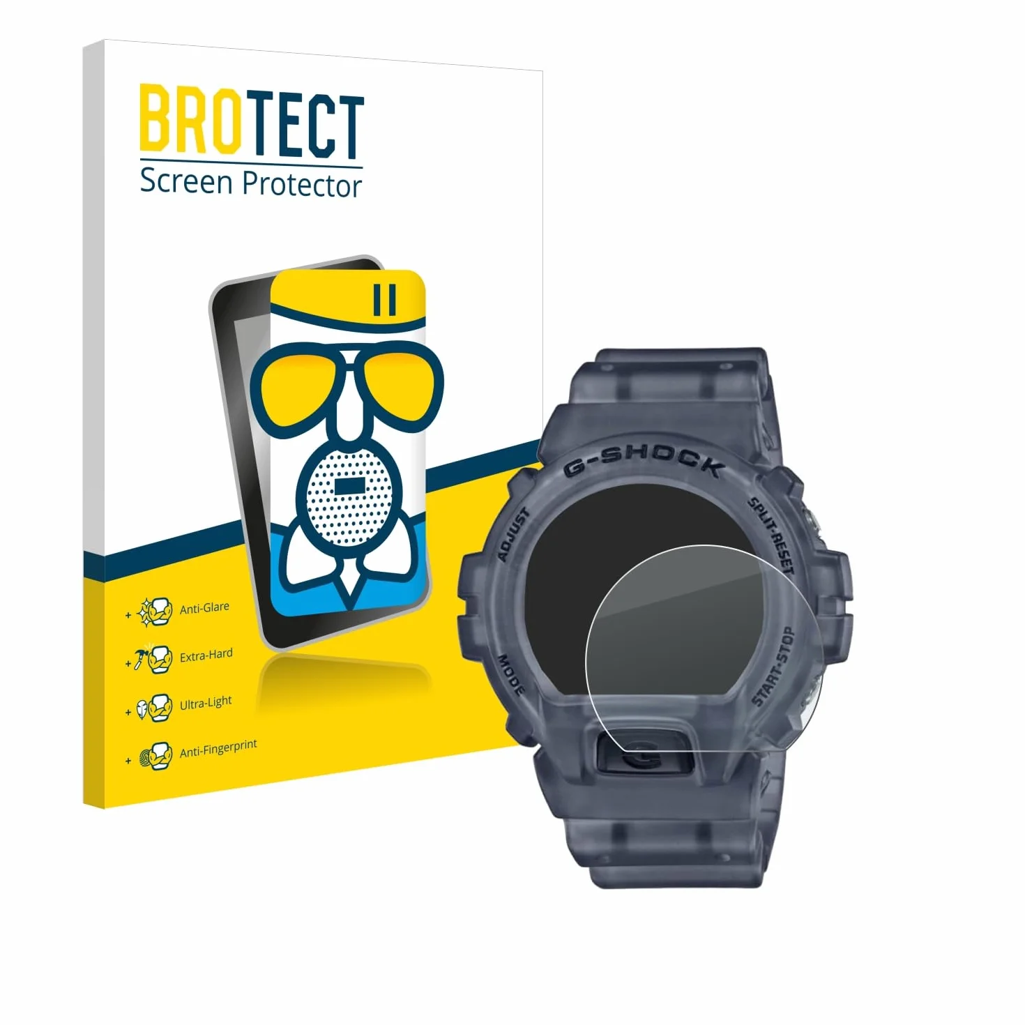 BROTECT Protector Pantalla Mate Cristal para Casio G-Shock DW-6900