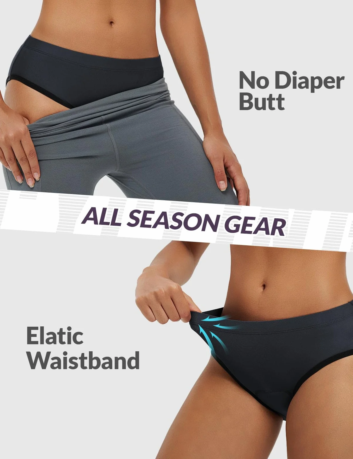 baleaf Calzoncillos de ciclismo mujer acolchados ropa interior bicicleta transpirables acolchado grueso 4D