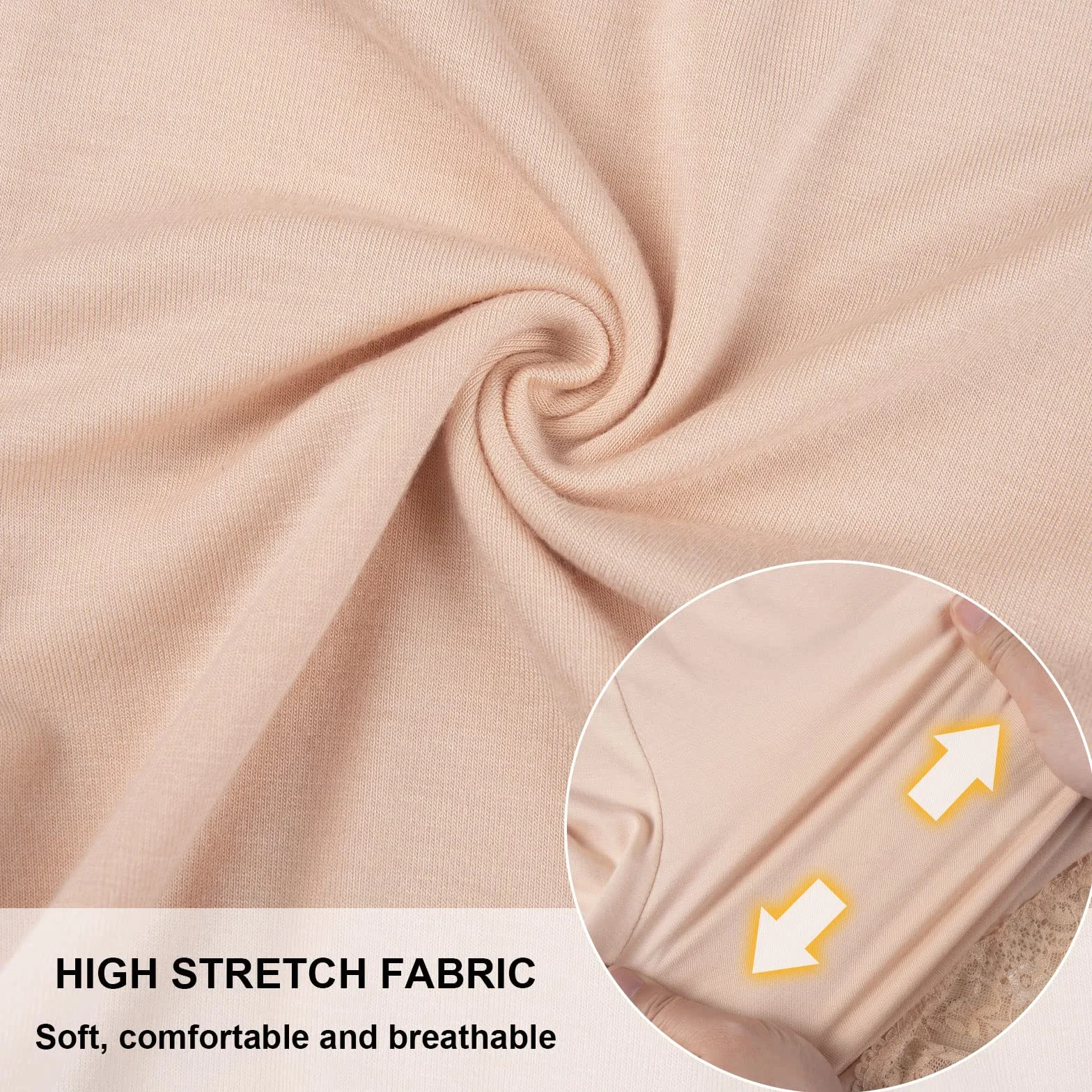 Tuopuda Braga para Mujer Boy Short Hipster con Encaje Largo Boxer Cintura Alta Algodon Shorts Pantalones Deportivas para Running Yoga