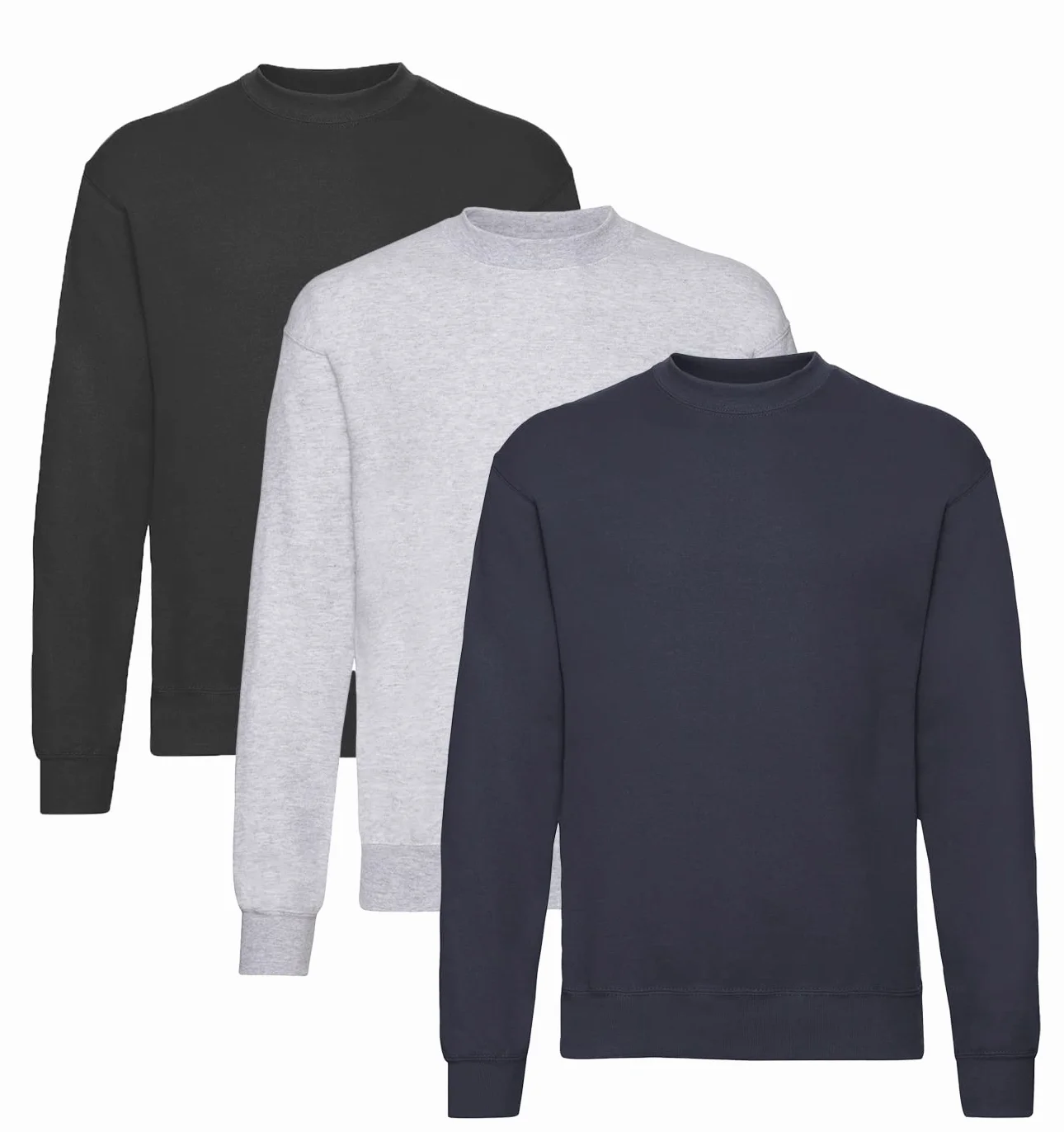 Fruit of the Loom Classic Set In Sweat 3 Pack Sudadera Hombre