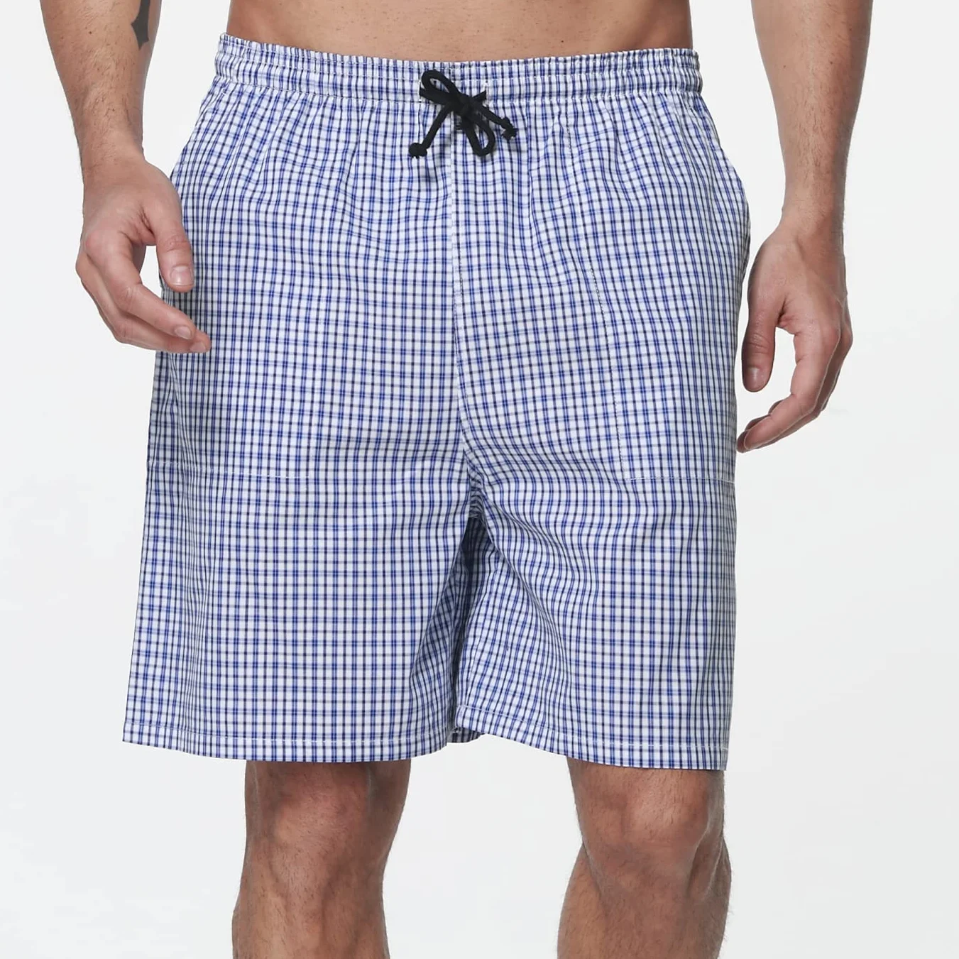 Pantalones Cortos de Pijama Hombre Algodón a Cuadros Pack de 2