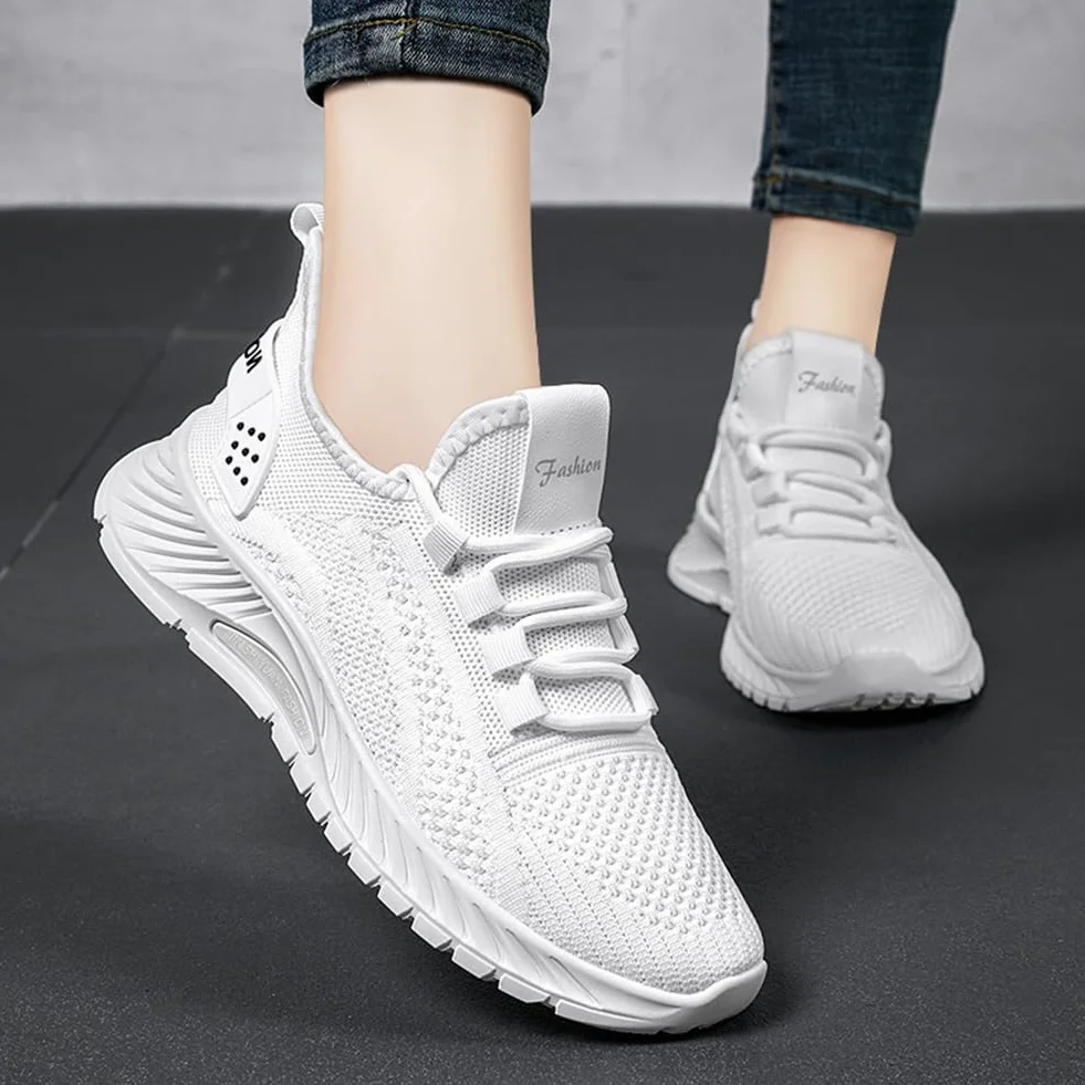 Mujer Zapatillas de Running Transpirables para Correr Gimnasio Deportivas Cómodas