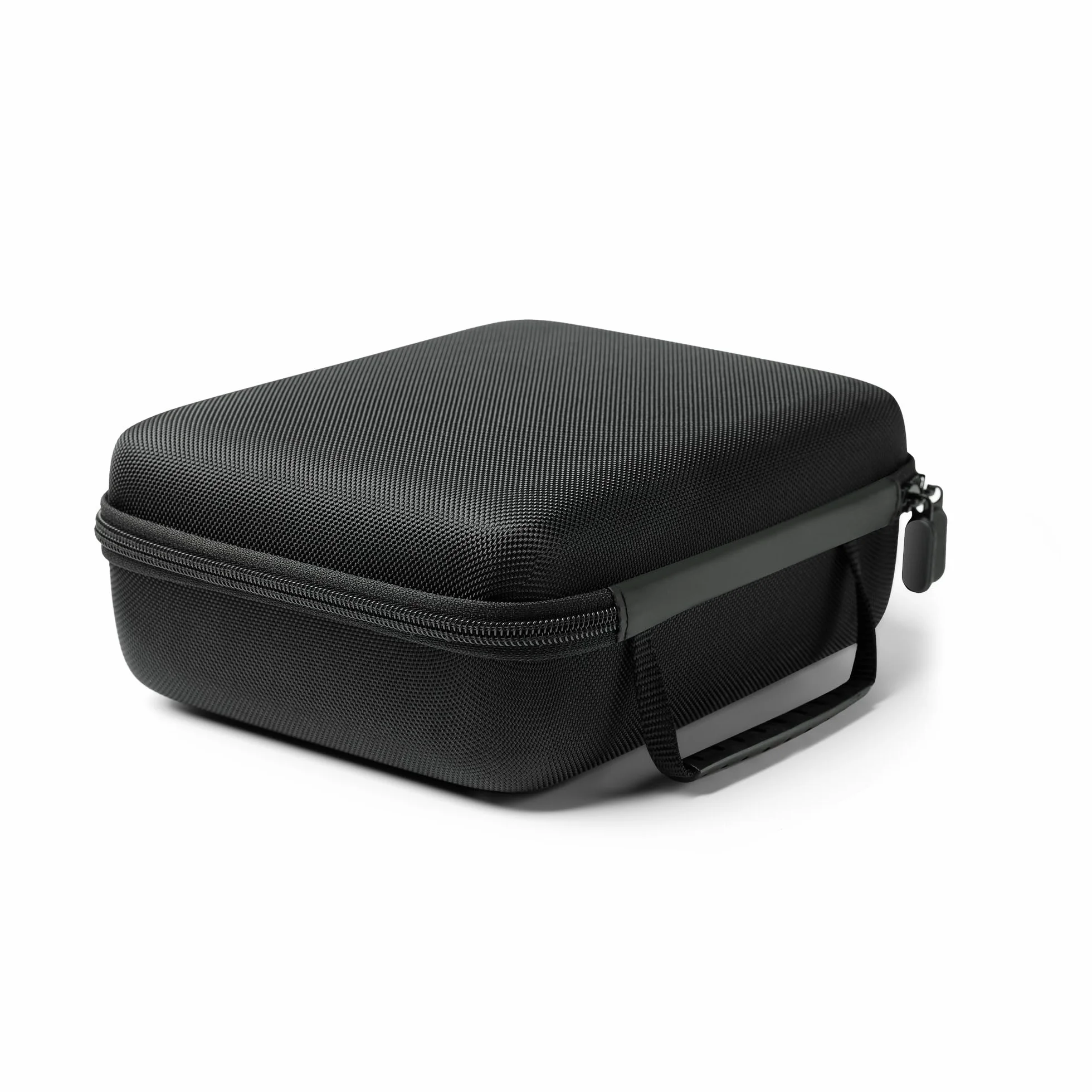 Estuche rígido para reloj 6 ranuras organizador de viaje caja dura negro 2 compartimentos