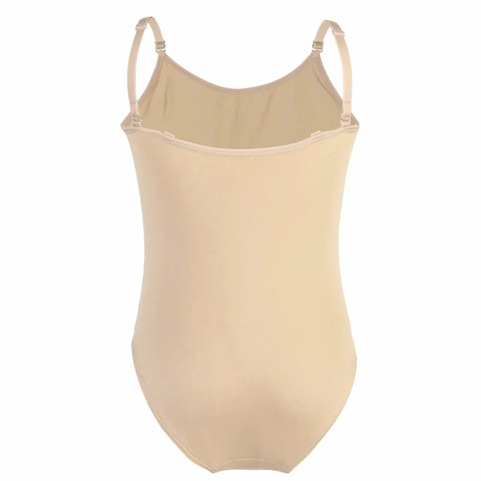 Soudittur Maillot de Danza Clásico Tirantes para Niña Ballet Body Leotardo con Correas Ajustables