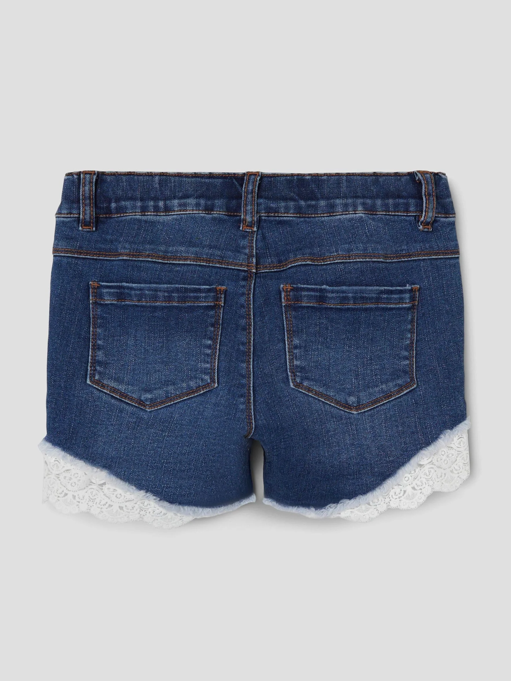 IT Nkfsalli Slim Dnm Shorts Pantalones Cortos de Jean Niñas