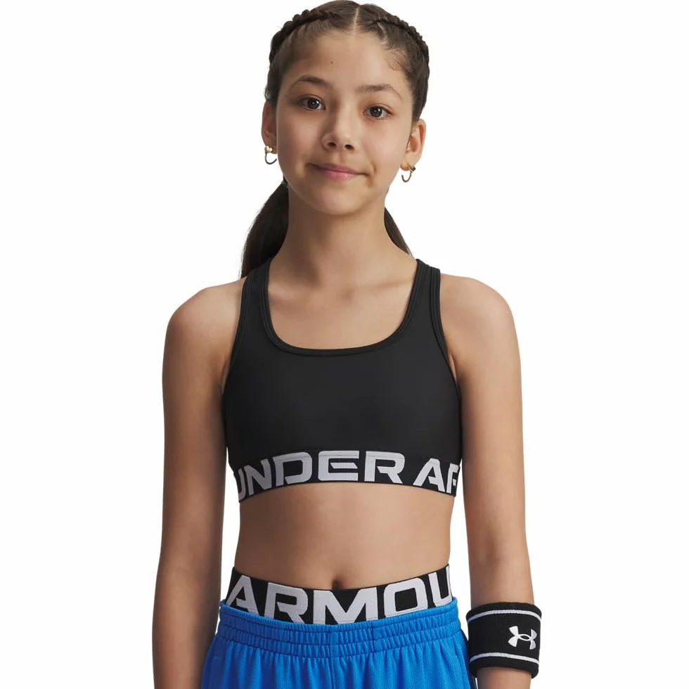 Under Armour Crossback Mid-Impact Sports Bra Sujetador Deportivo Niñas