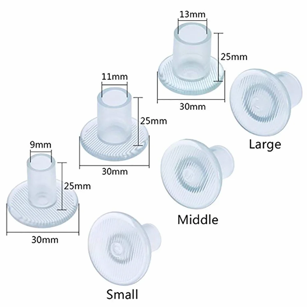URAQT Protector de Tacón Alto 6 pares Transparente Zapatos de Mujer