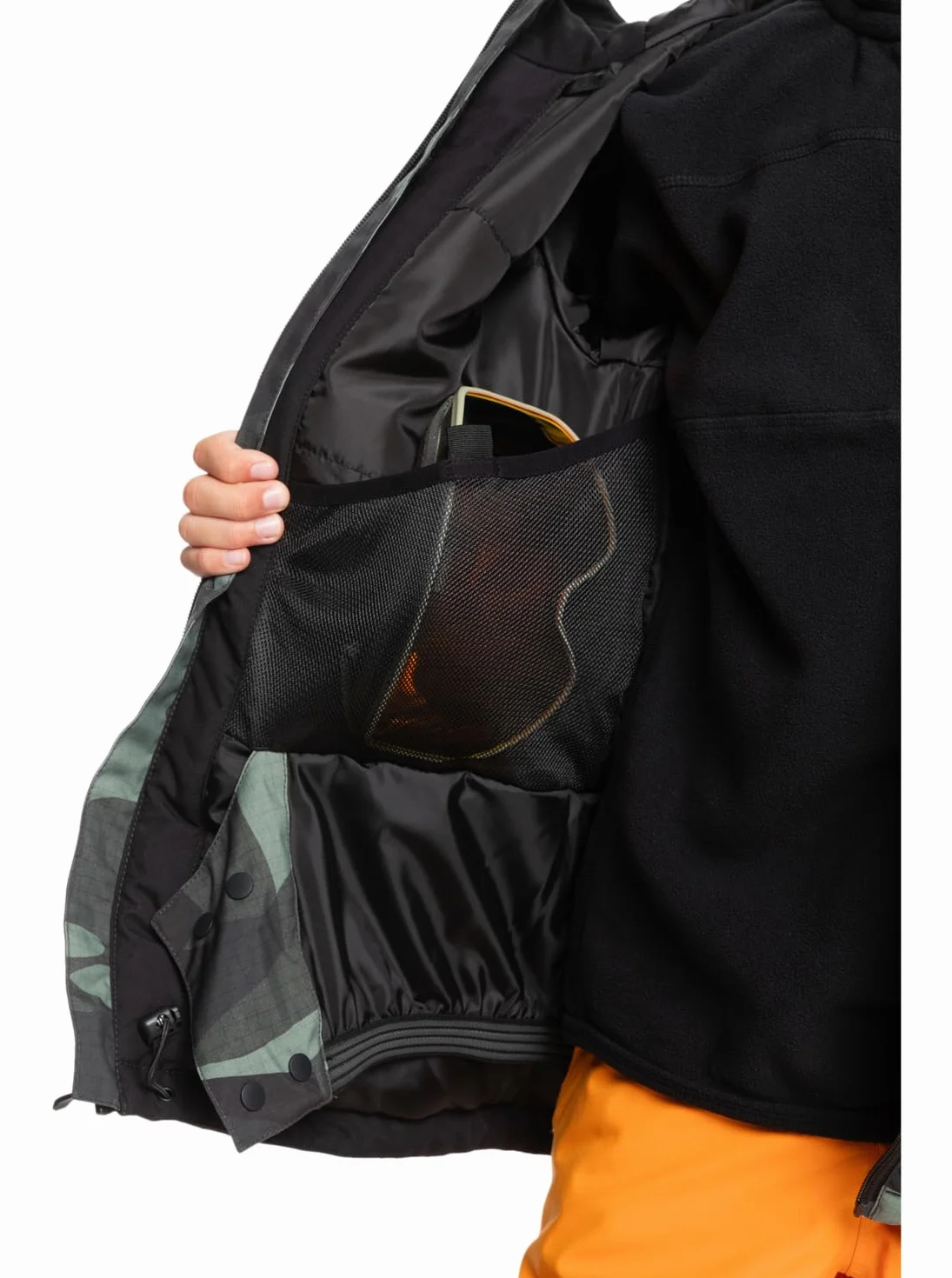 Quiksilver Boy's Mission Printed Shell Jacket
