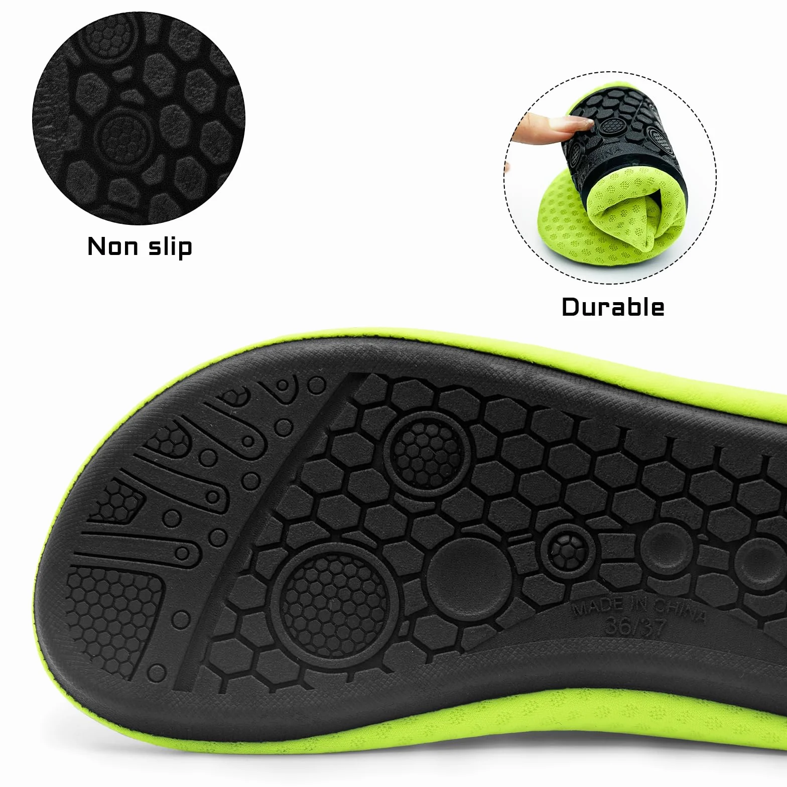 Zapatillas de natación transpirables para playa, surf y yoga hombres y mujeres