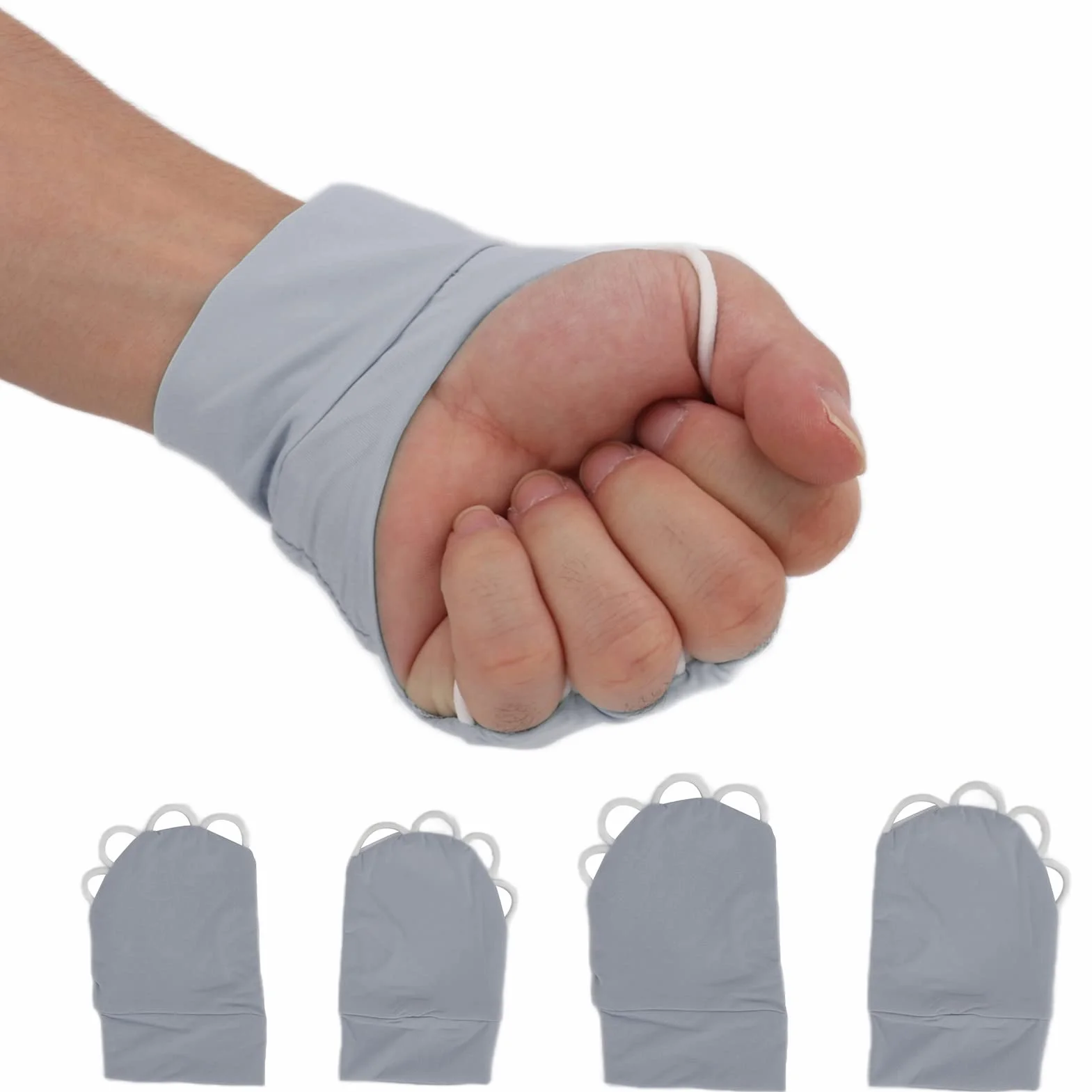 Guantes de Medio Dedo con Protección UV Sunsceen para Exteriores Hombres Mujeres