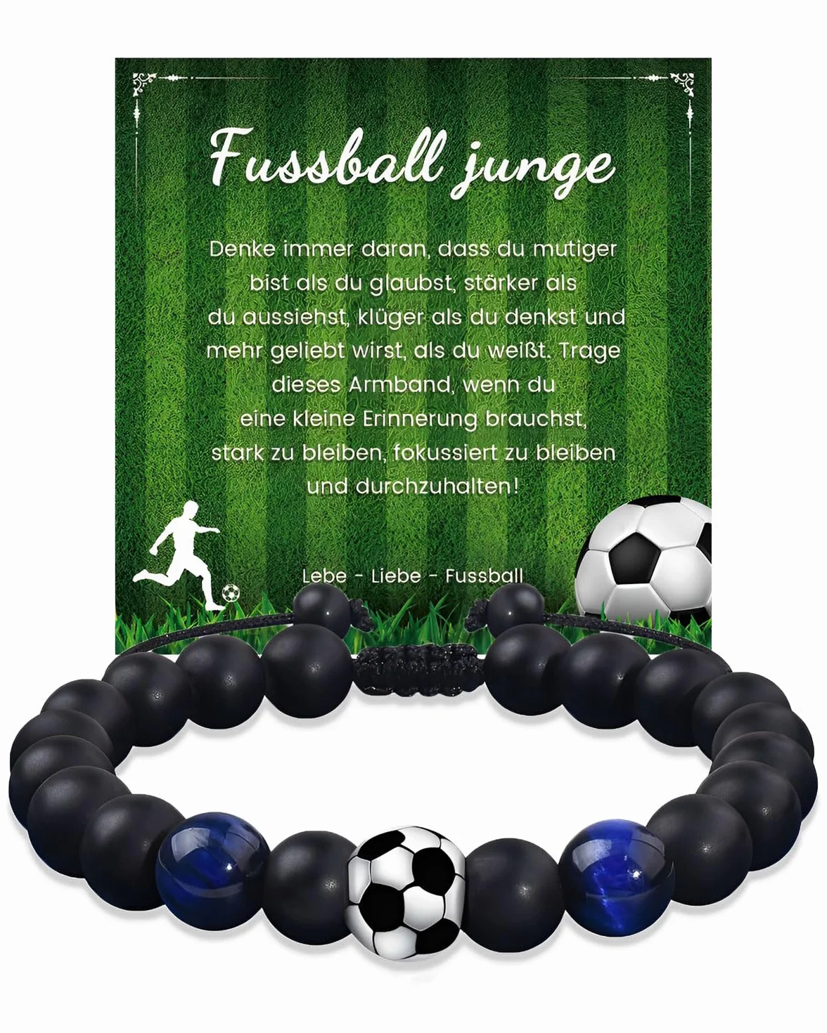 Pulsera de Fútbol para Niños 10-12 Años Regalo de Cumpleaños
