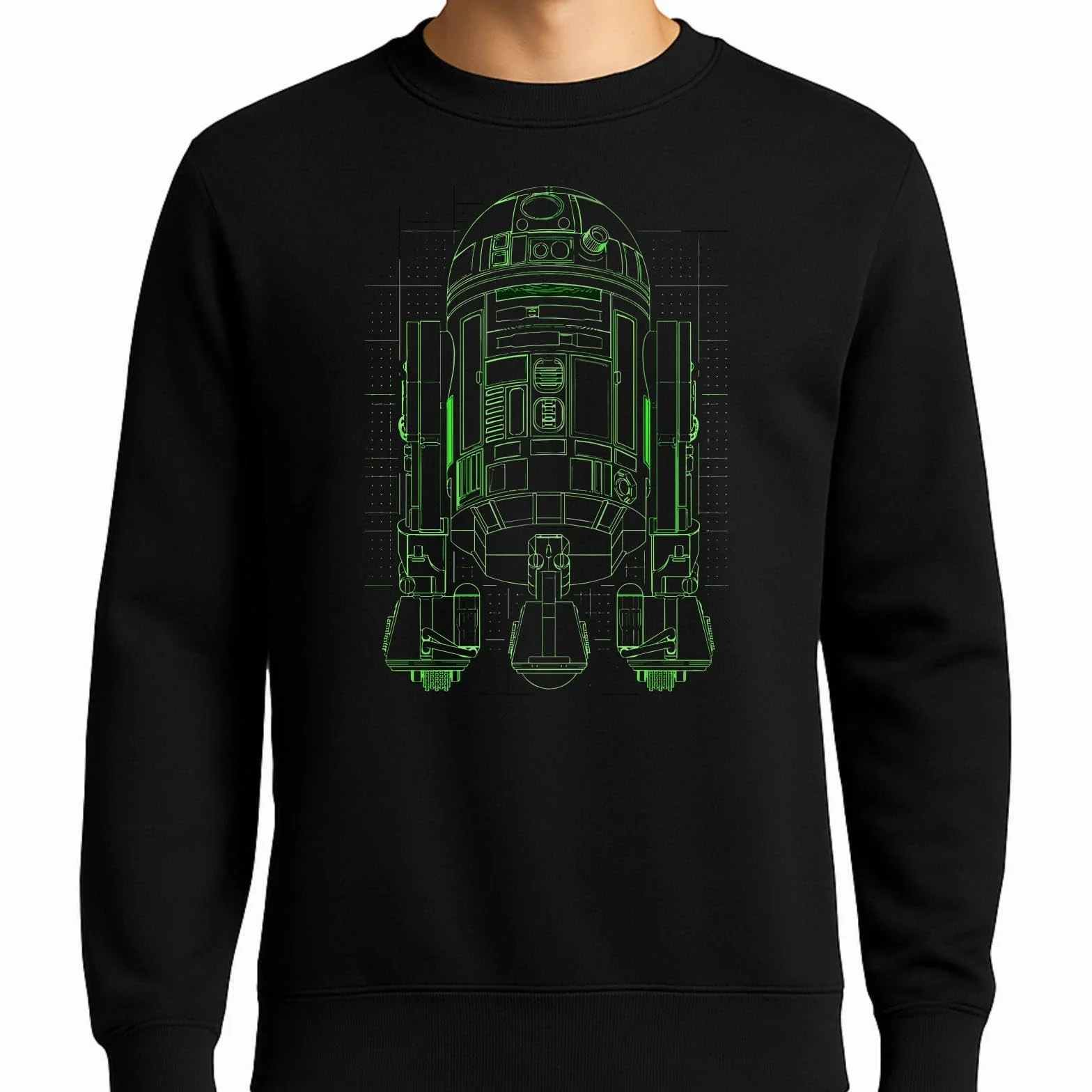 Star Wars SW Dark Vader Sudadera Adulto Hombre Sin Capucha XS