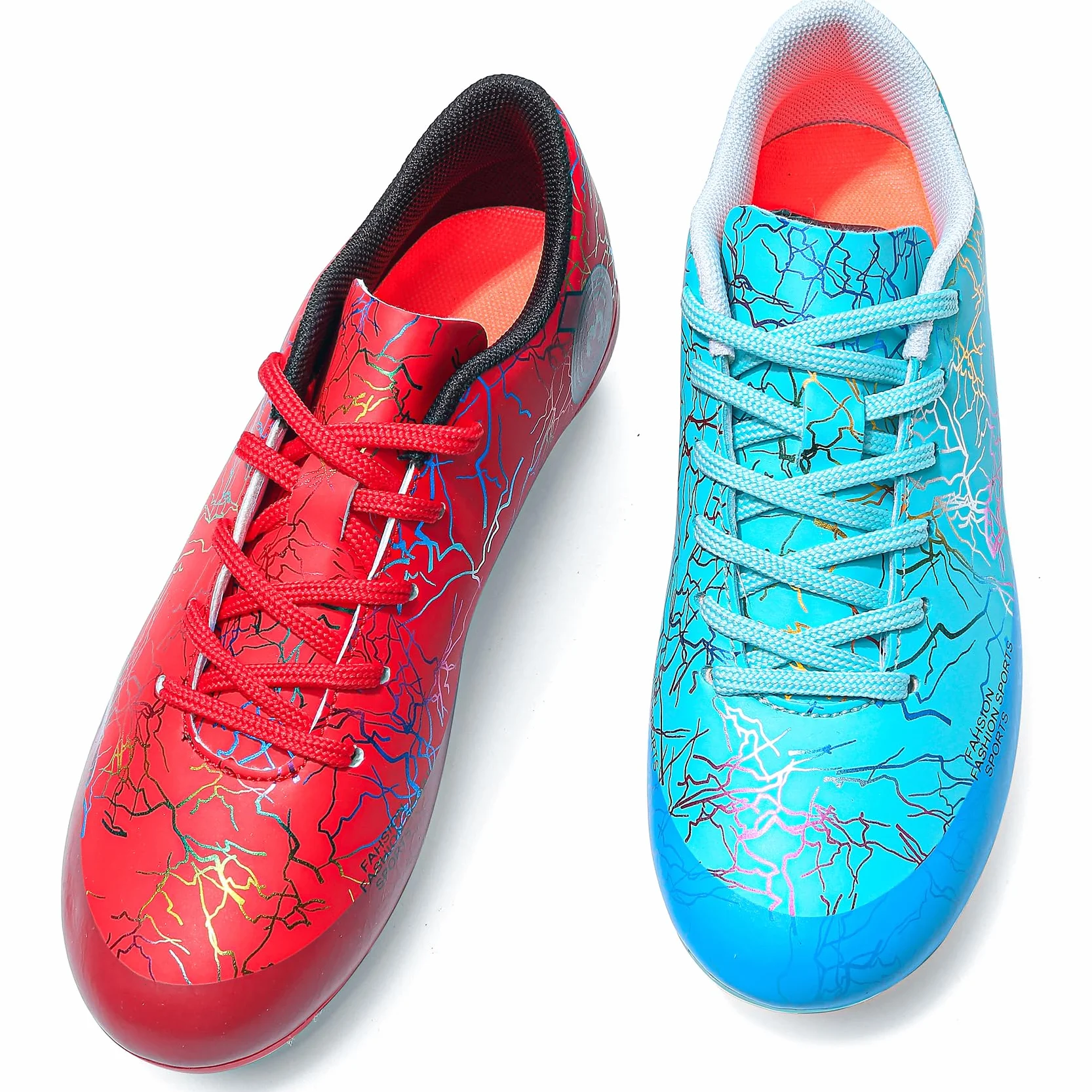 Zapatos de fútbol para niños y niñas, tacos de entrenamiento al aire libre, tenis atléticos profesionales