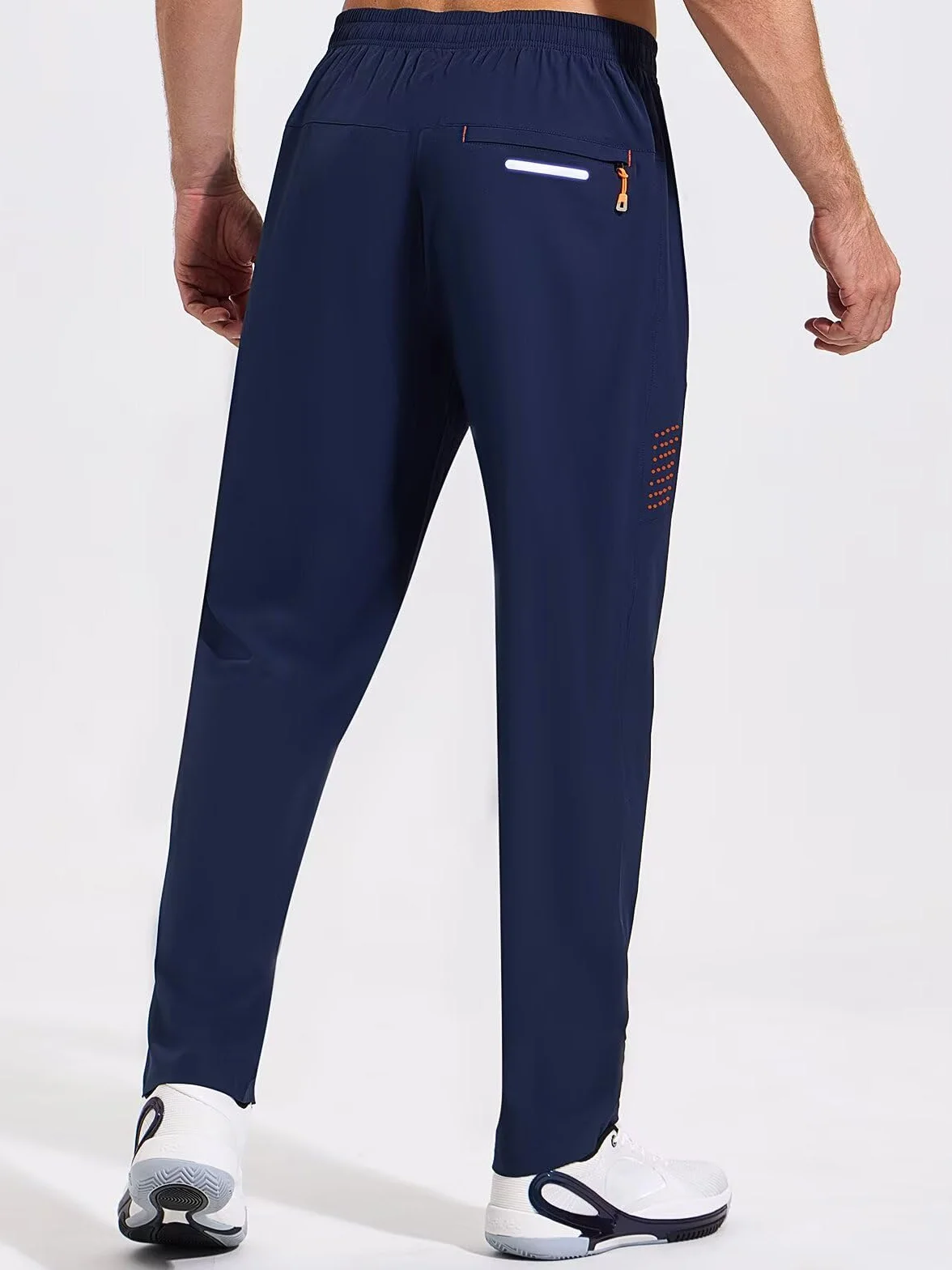 Gaiatiger Pantalones de Chándal para Hombre Ligeros Transpirables Running Jogger con Bolsillos Cremallera