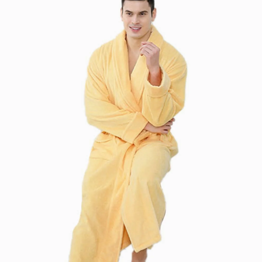 Albornoz Hombre Ducha Rizo Algodon, Albornoz Rizo Mujer, Batamanta Hombre Grande, Batas De Casa Mujer Invierno con Cinturón, Batas Kimono Ducha con Bolsillos para Sauna Felpa Suave Fino