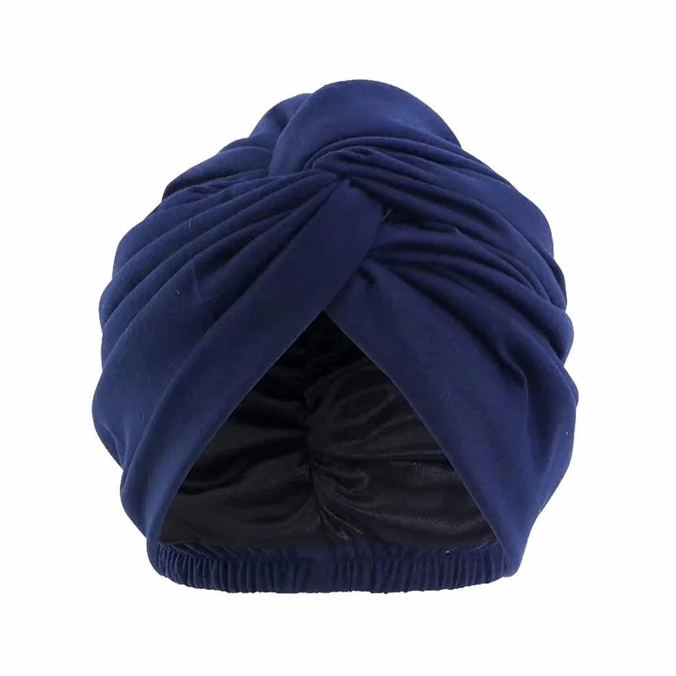 Pluto & Fox Gorra Beanie Turbante para Mujer con Cinta De Goma Quimioterapia Cáncer Pérdida de Pelo