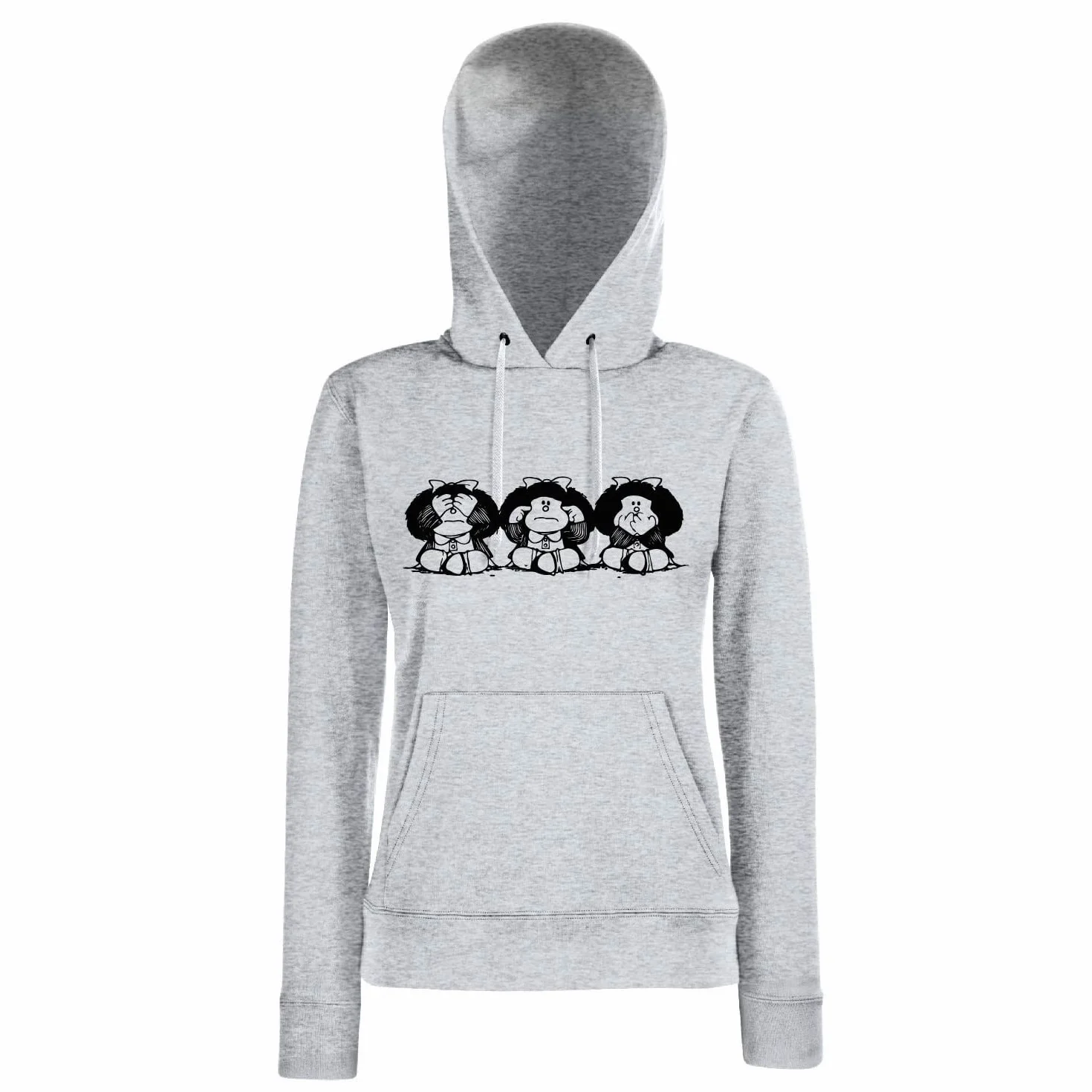 Sudadera de Mujer con Capucha El Desván Nerd Ver, Oir, Callar