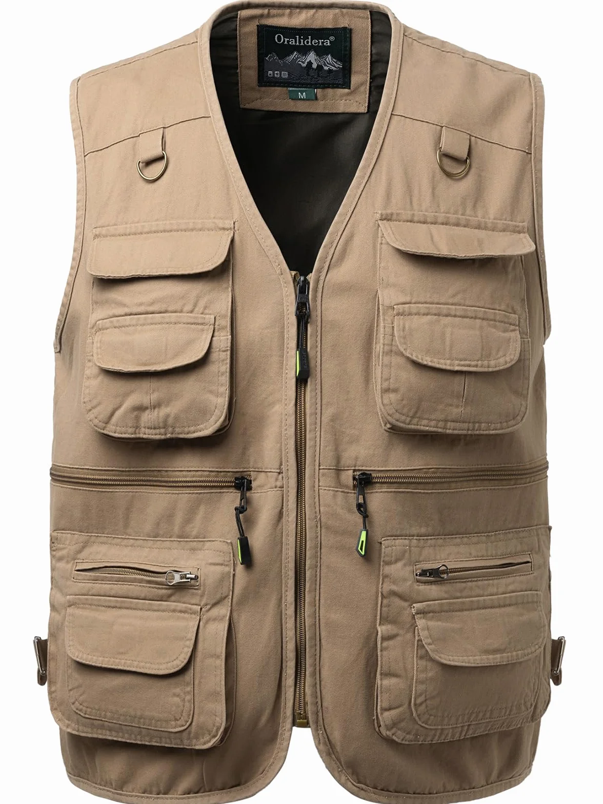 Chaleco de Pesca para Hombres Chaqueta sin Mangas Multibolsillos