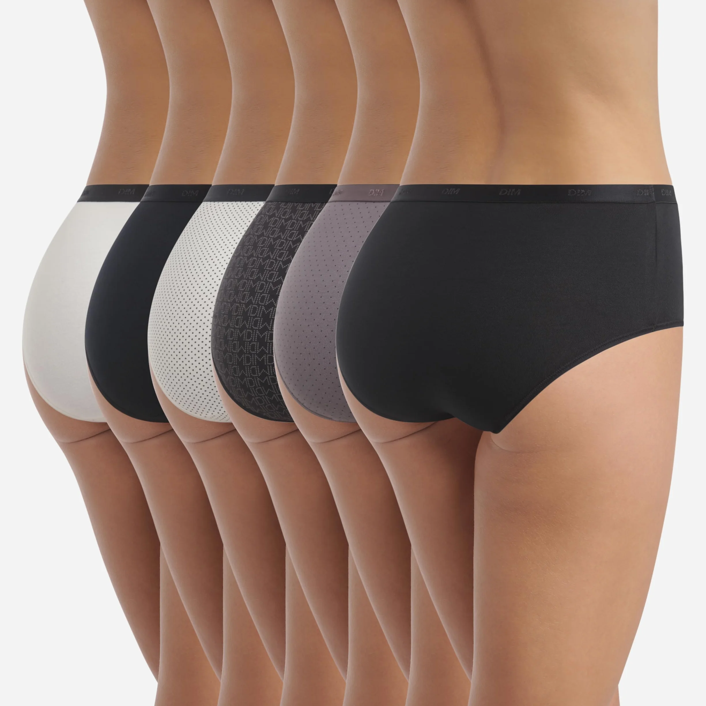 Bóxers Les Pockets Algodón Estampadas Mujer x6
