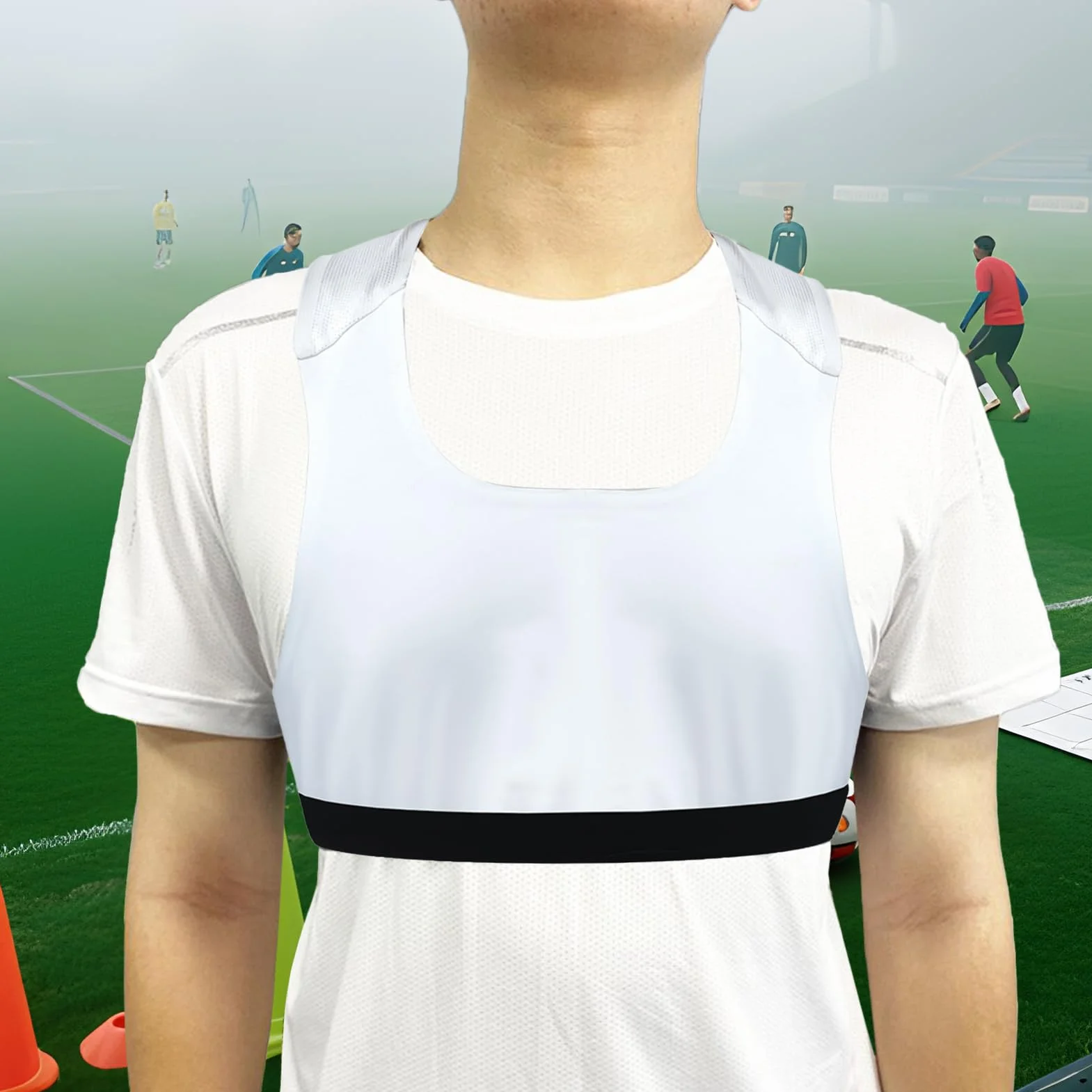 Chalecos Localizador GPS Fútbol para Hombres Transpirable Accesorio Deportivo