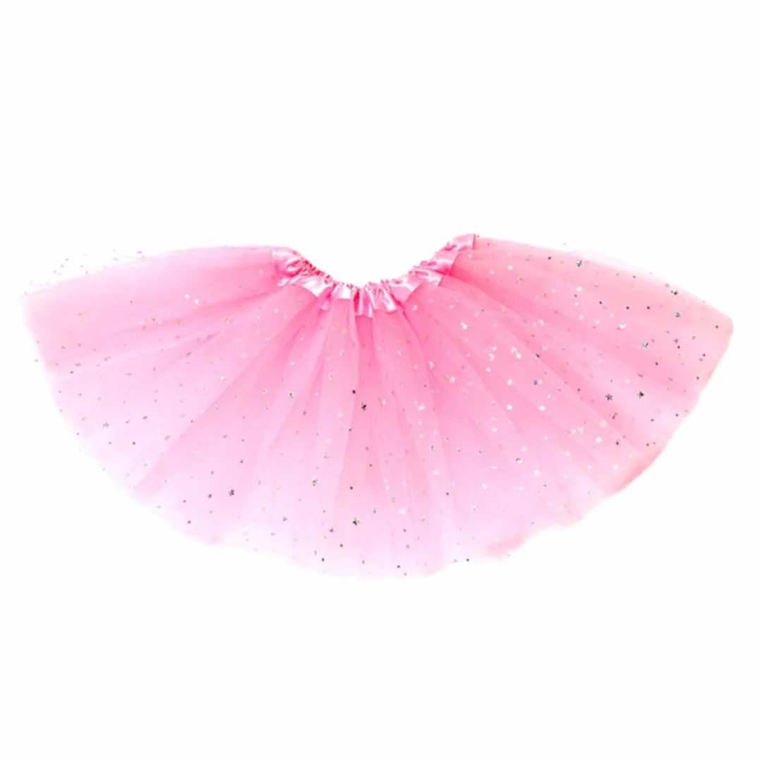 Falda tul niña para niñas 2-7 años tutus rosa