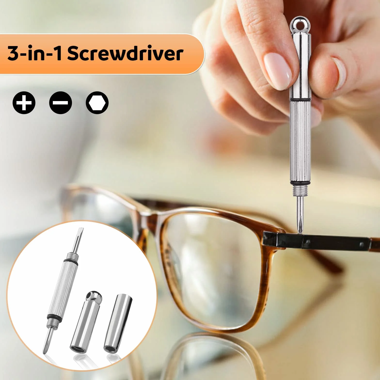 JOREST Juego de Precisión Destornilladores para Reloj y Gafas, Herramienta Abrir Relojes, Destornillador Cambiar Pilas