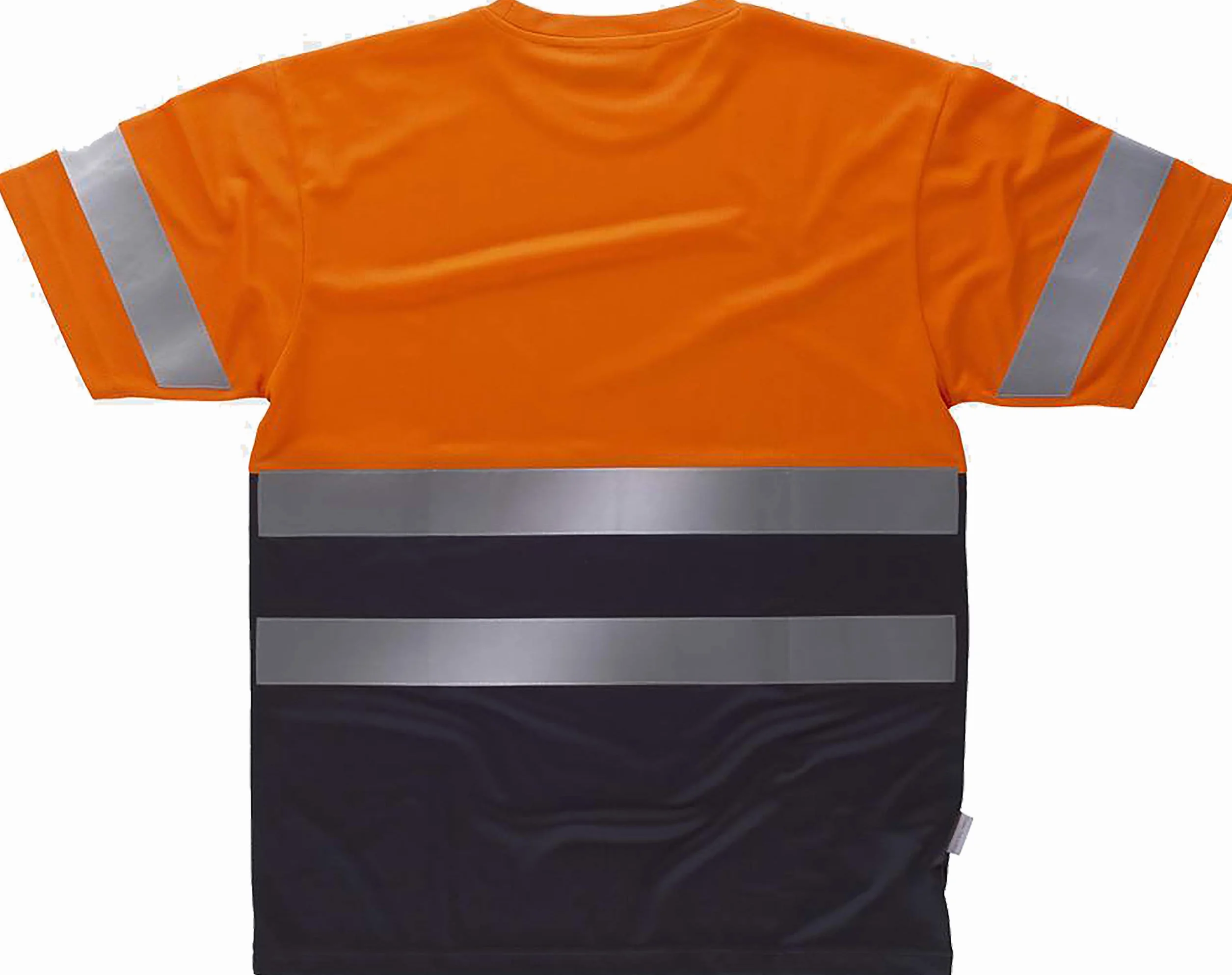 WORKTEAM Camiseta Manga Corta Alta Visibilidad EN ISO 20471 Tallas Grandes