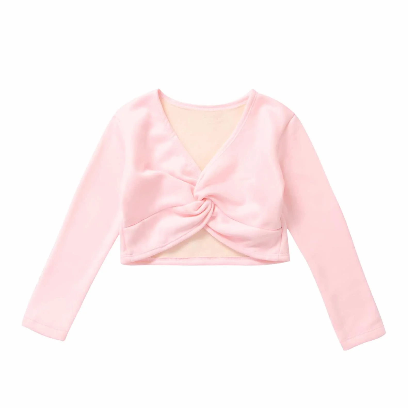 TiaoBug Chaqueta Deportiva para Danza Ballet Infantil Cárdigan Clásico Elástico Ropa Fitness Gimnasia