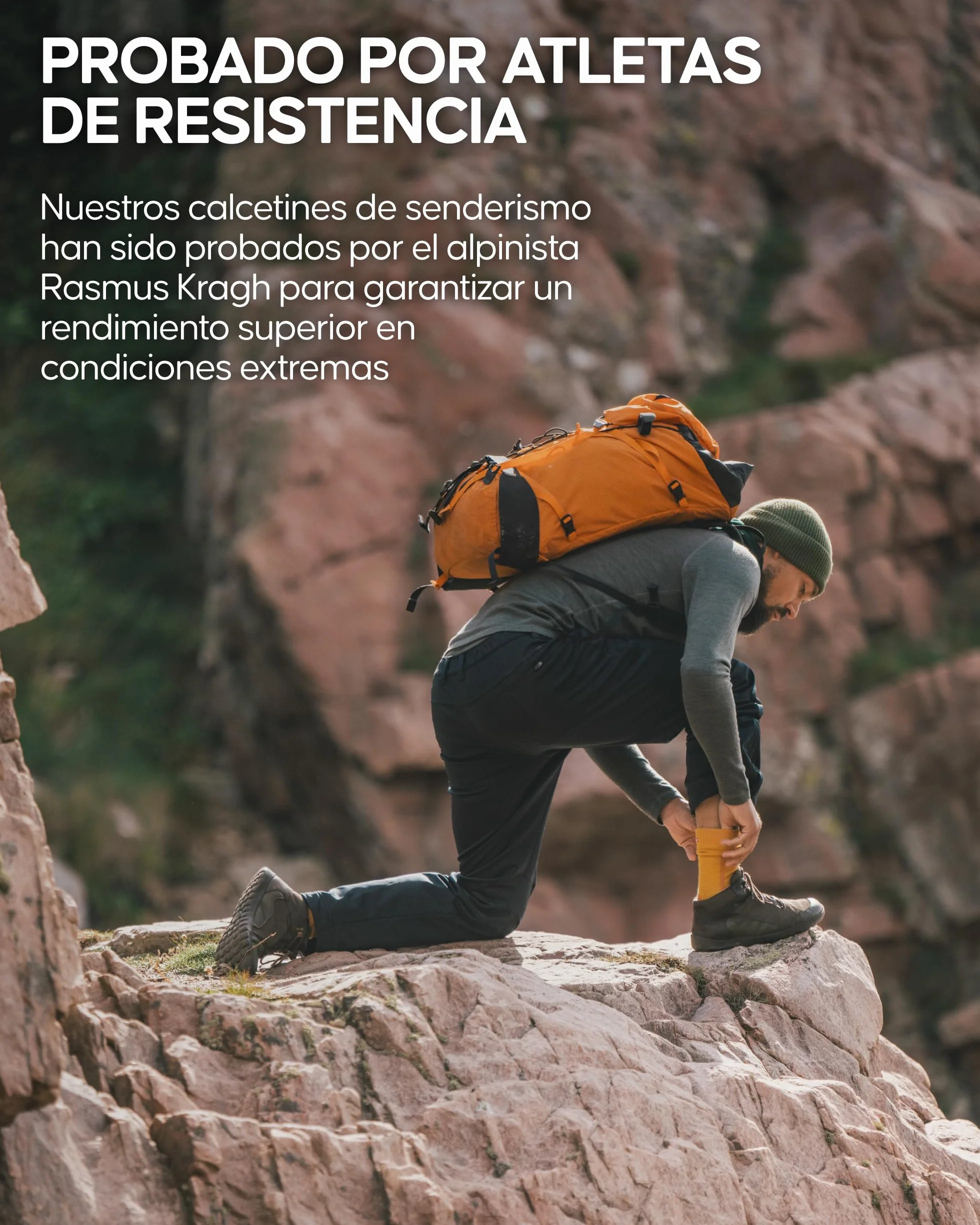 DANISH ENDURANCE Calcetines Ligeros de Senderismo en Lana Merino, Transpirables y Antiampollas, 2 o 4 Pack