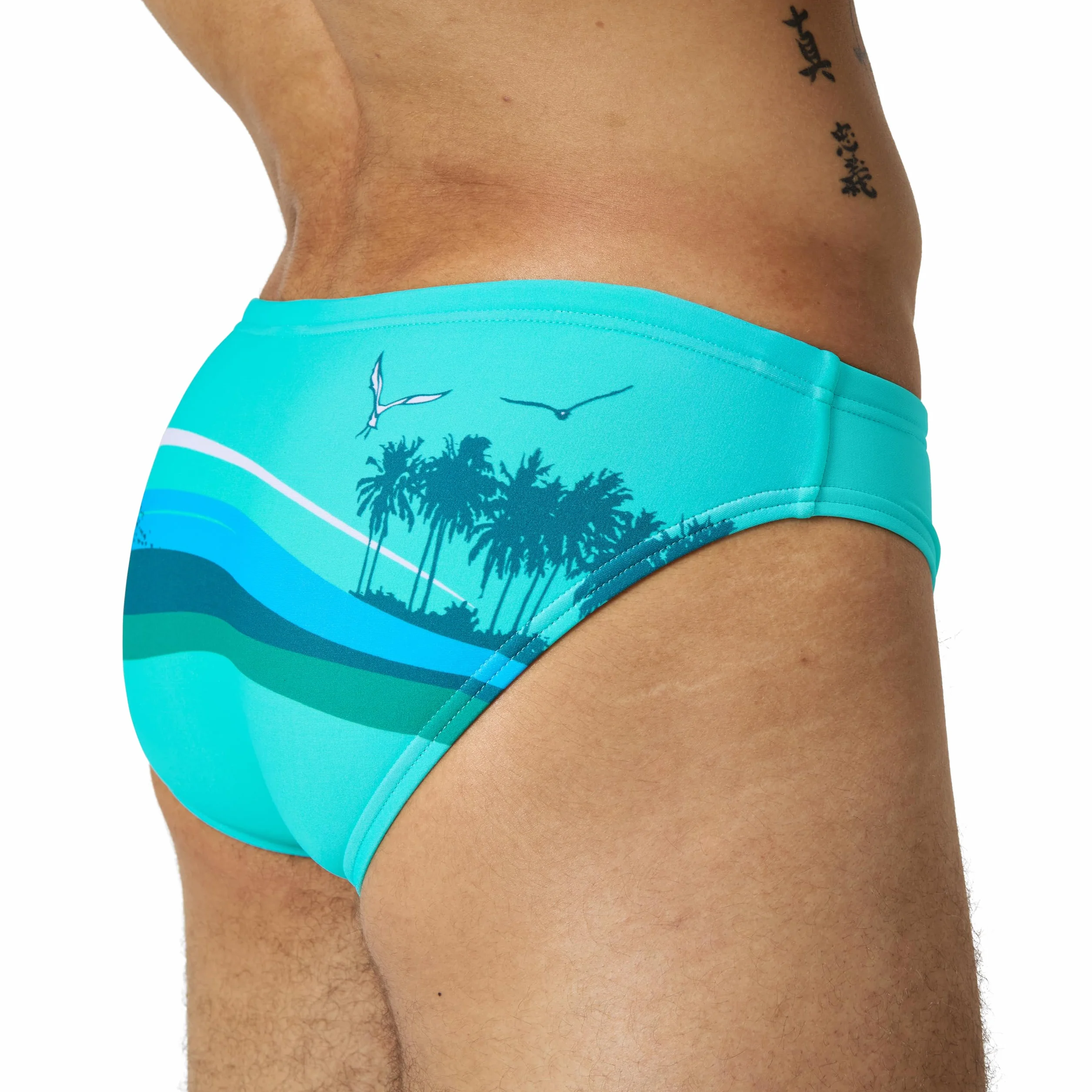 Speedo Bañador Tipo Slip Beachstar Estampado 5 Cm Slips Natación Hombre