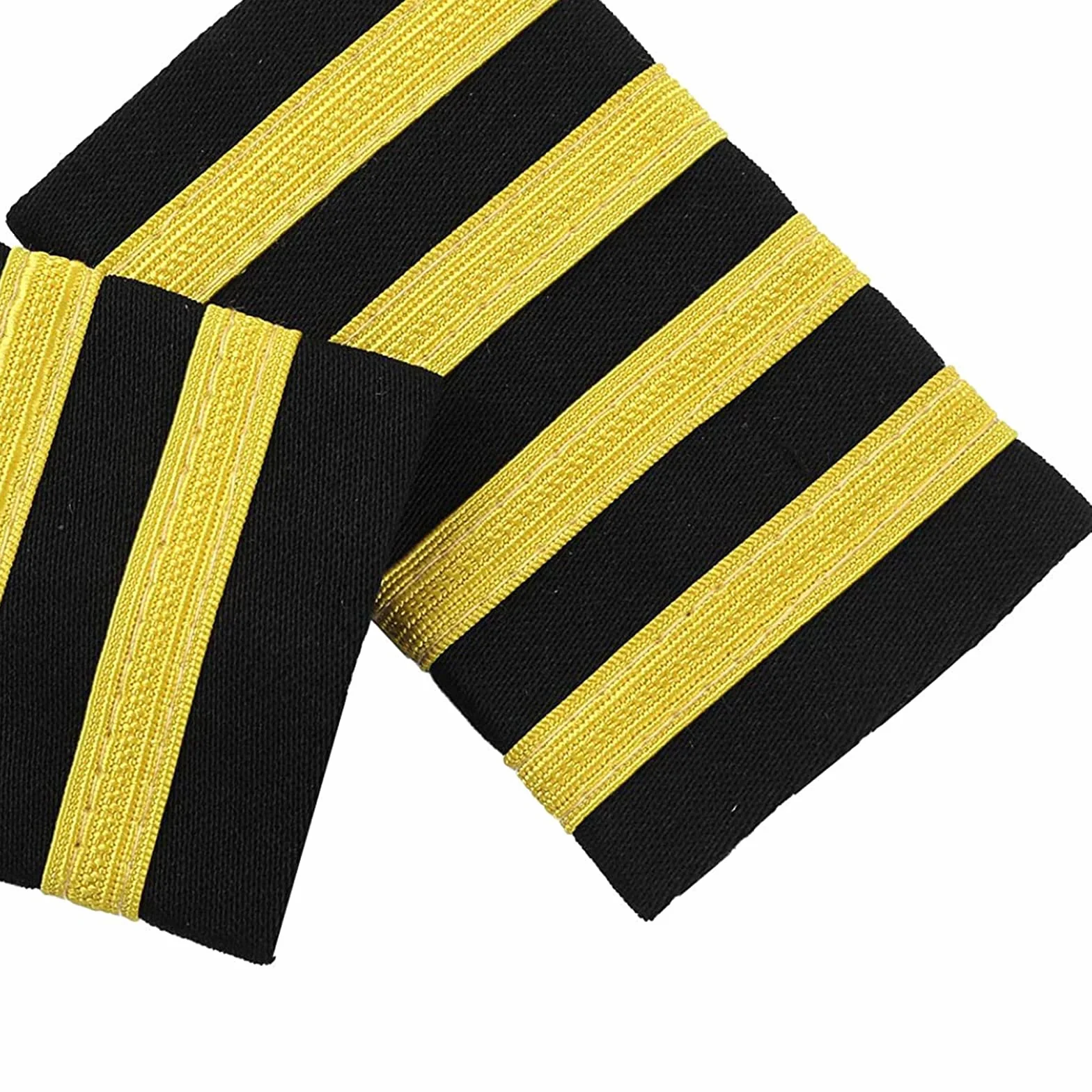 ZUYPSK Uniforme de piloto charreteras piloto tradicional aviador profesional charreteras charreteras insignia con rayas doradas