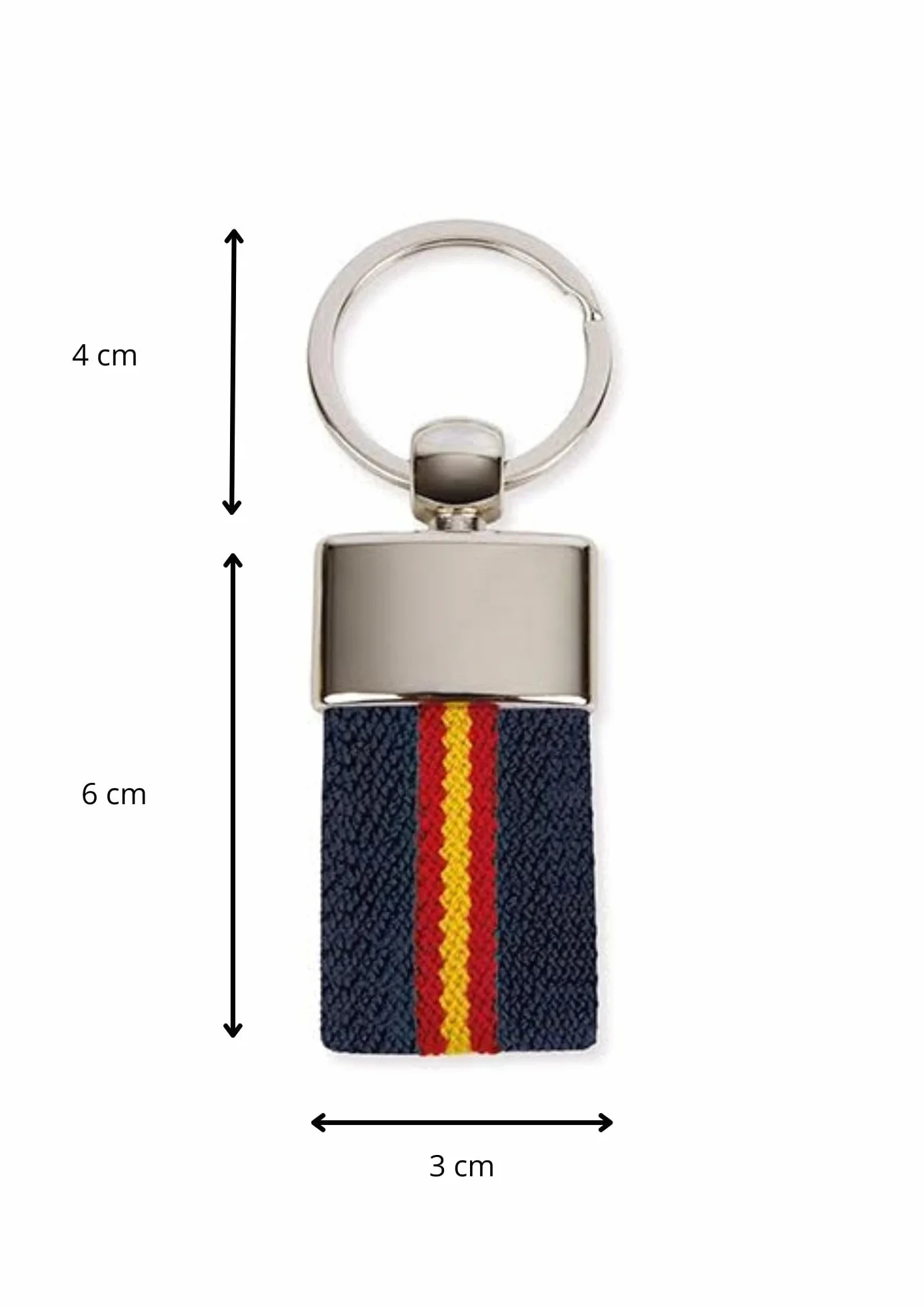 Llavero bandera de España lona para coche moto hombre mujer