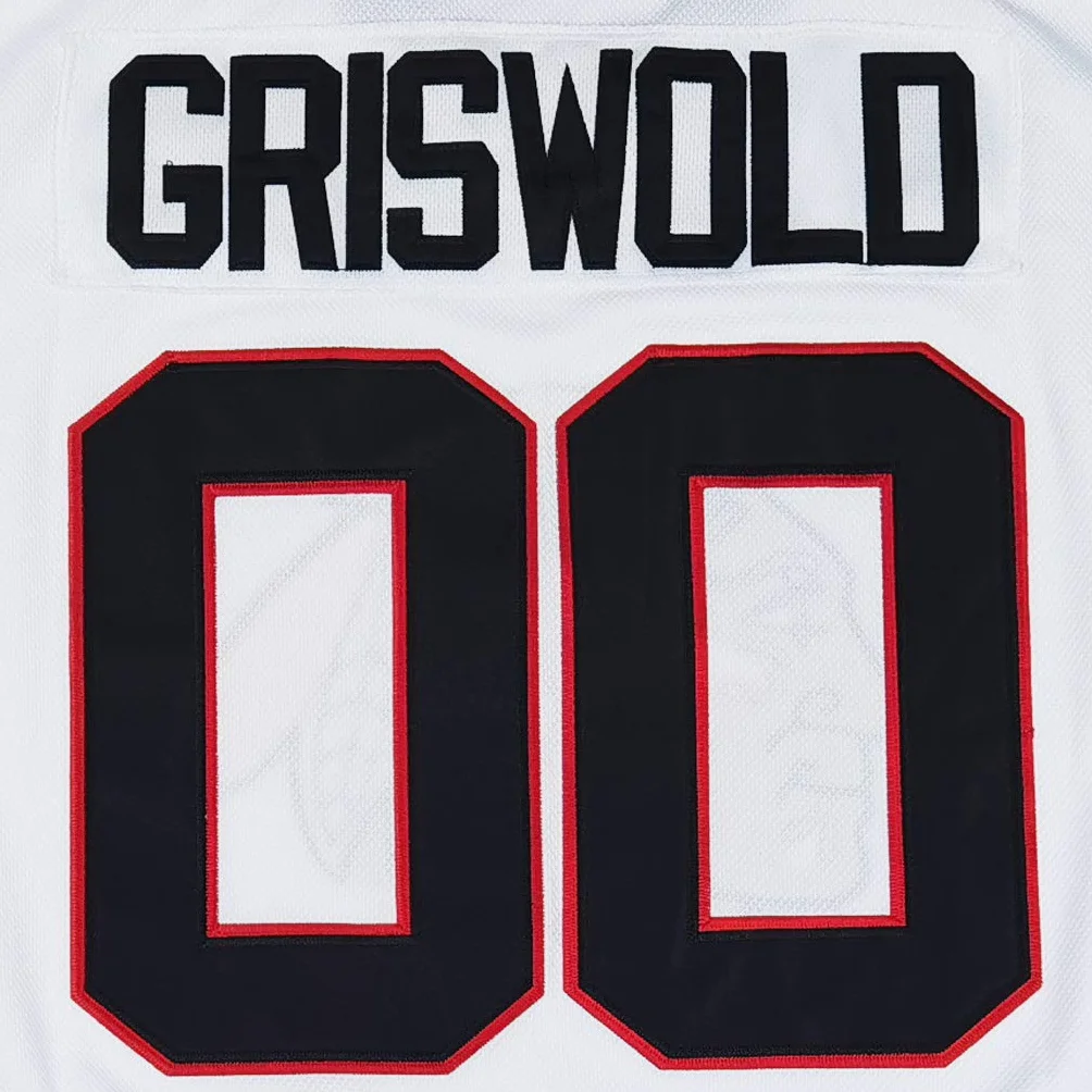 Maillot de Hockey Clark Griswold X-Mas Vacances de Noël Homme Blanc Chaud