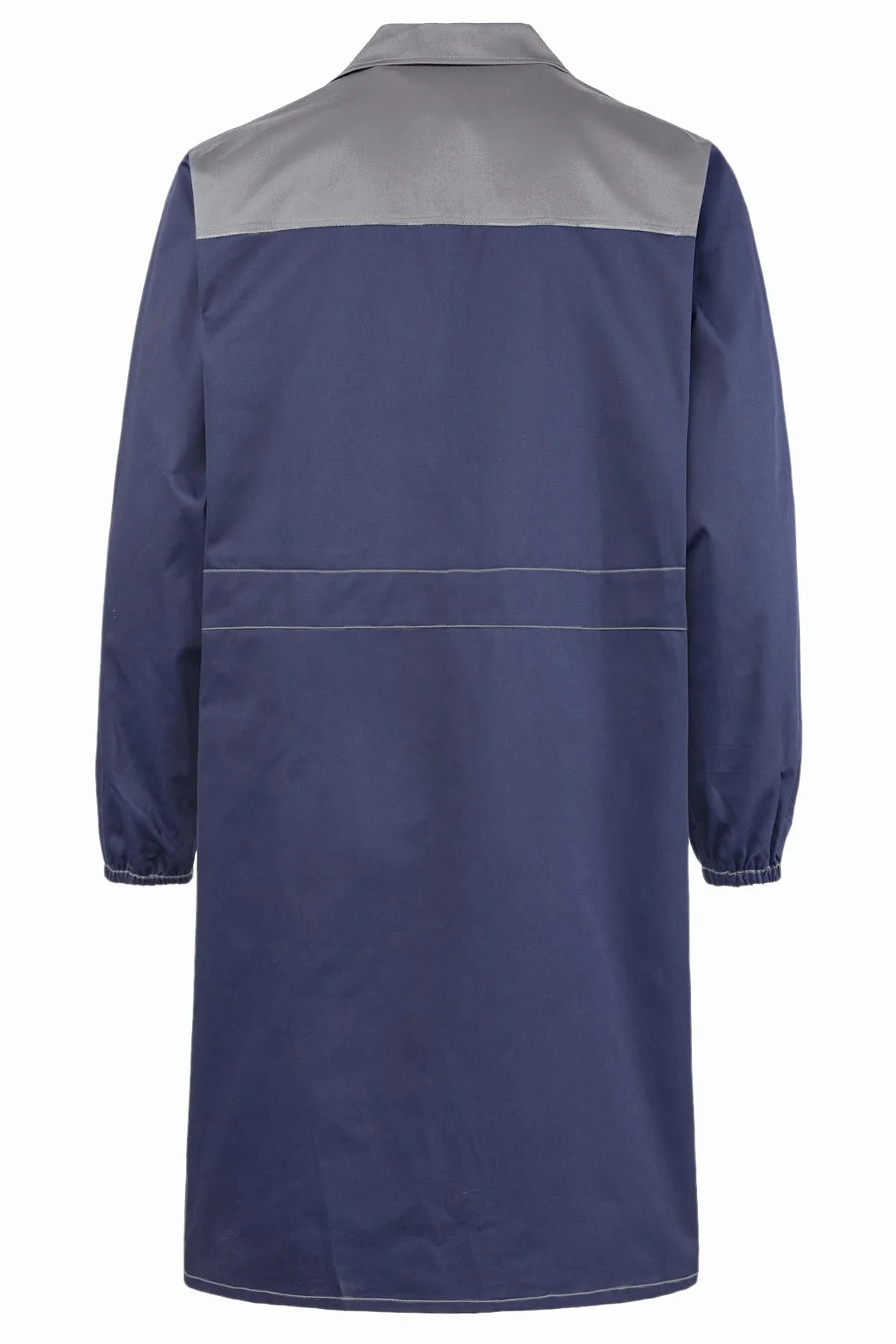 Bata de Laboratorio Hombre Chaqueta de Trabajo Multibolsillos Médico Adulto
