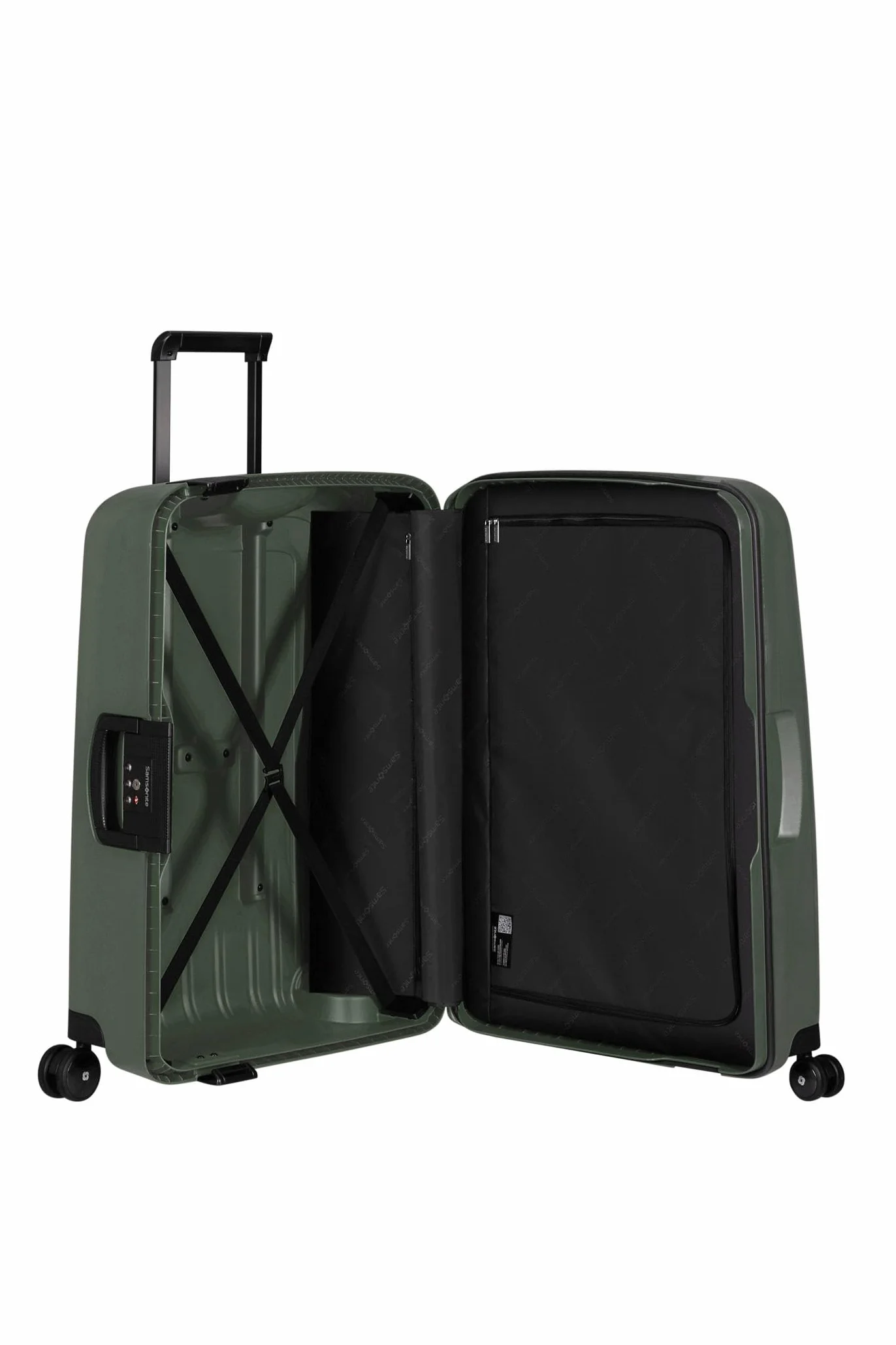 Samsonite S'Cure Renewed Spinner M Maleta 69 cm 79 L Verde Dark Green