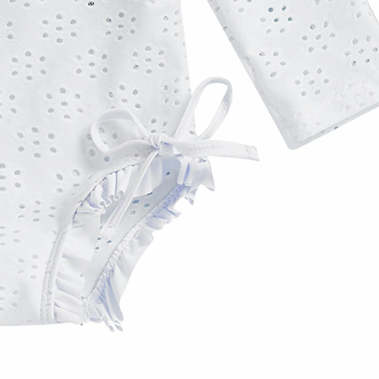 Traje de baño para niña manga larga protección solar ropa natación bebé