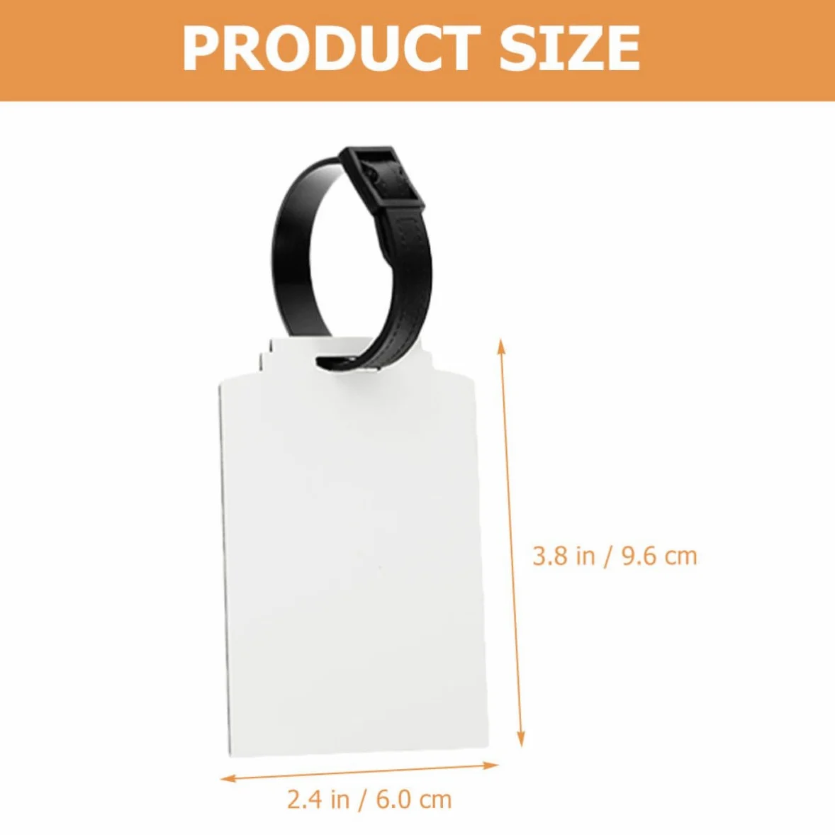 CRAFTHROU 30 Etiquetas de Equipaje en Blanco para Maletas y Bolsos, Material de Tablero de Densidad, Fácil de Llevar Viajes de Negocios o Vacaciones