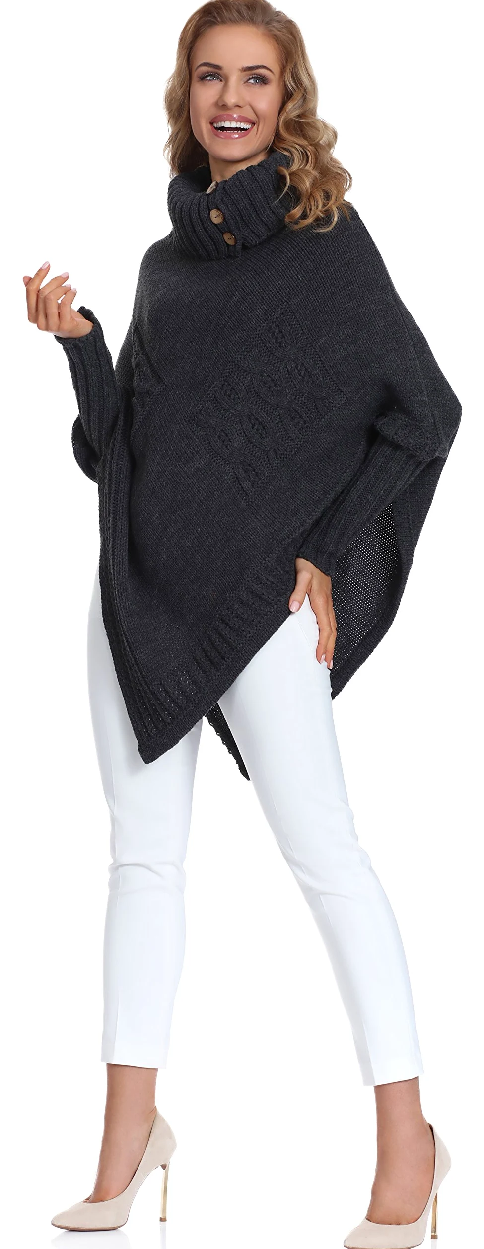 Merry Style Poncho Ropa Mujer M83N4