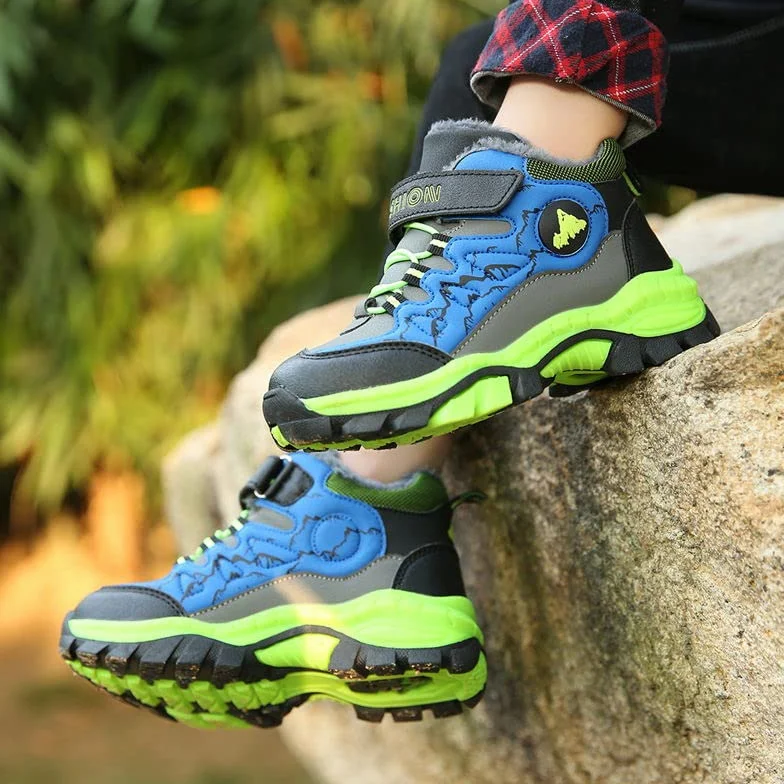 Foryo Botas de Invierno para Niños, Botas de Nieve, Senderismo, Trekking, Cálidas Forradas