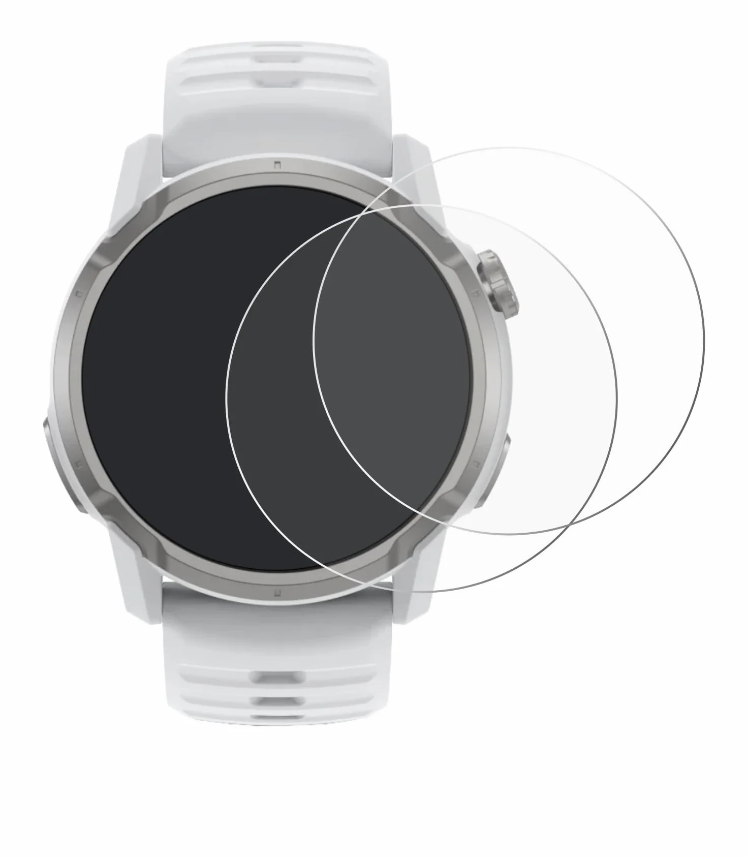 BROTECT Protector Pantalla para Coros Apex 4 (46 mm) Transparente 2 Unidades Anti-Huellas