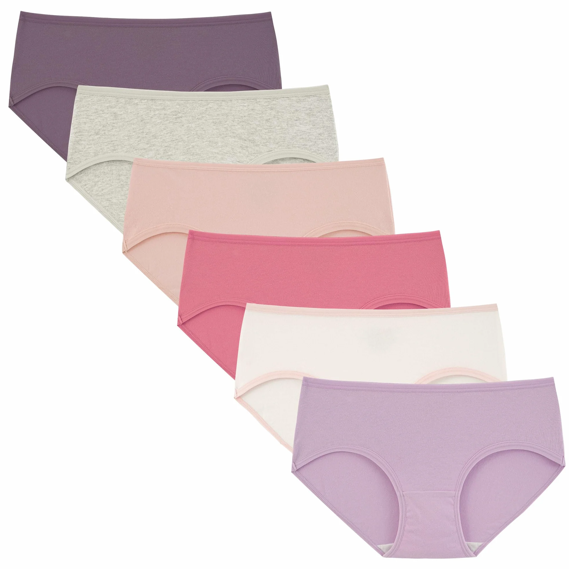 INNERSY Braguitas Niña Algodón Pack 6 - Cómodas y Suaves para Adolescente 8-16 Años