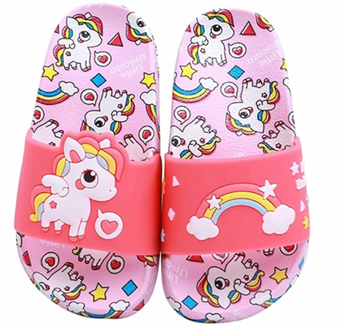 Chanclas de Playa Unicornio Antideslizante Zapatillas de Ducha Niña Niño Verano