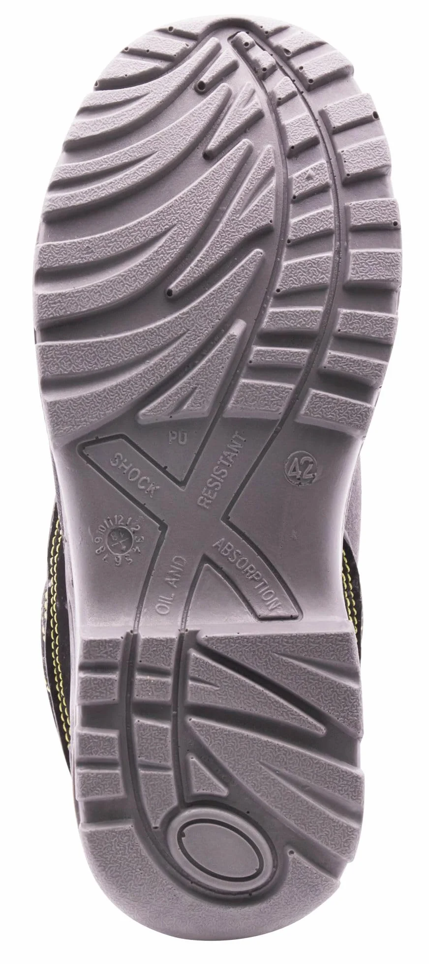 Goodyear Calzado de Seguridad Piel Serraje Gris Talla 36 Forro Antibacteriano Plantilla Extraíble