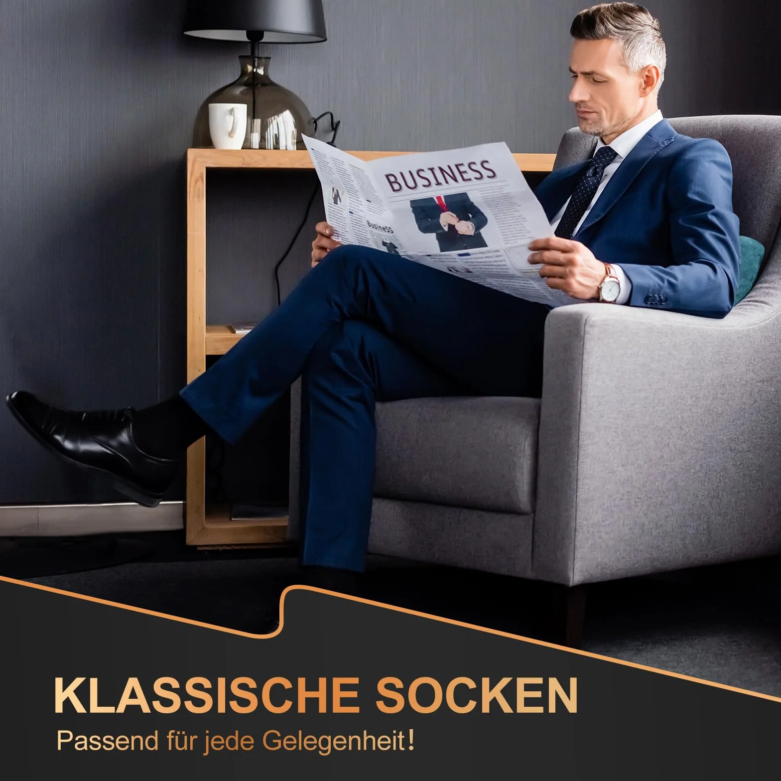 Calcetines de Bambú Transpirables para Hombre y Mujer 6 Pares, Calcetines de Negocios con Caja de Regalo