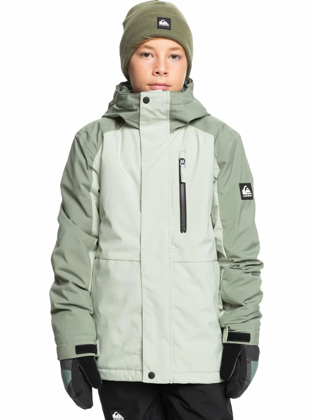 Quiksilver Mission Block Youth Snow Jacket para Niño